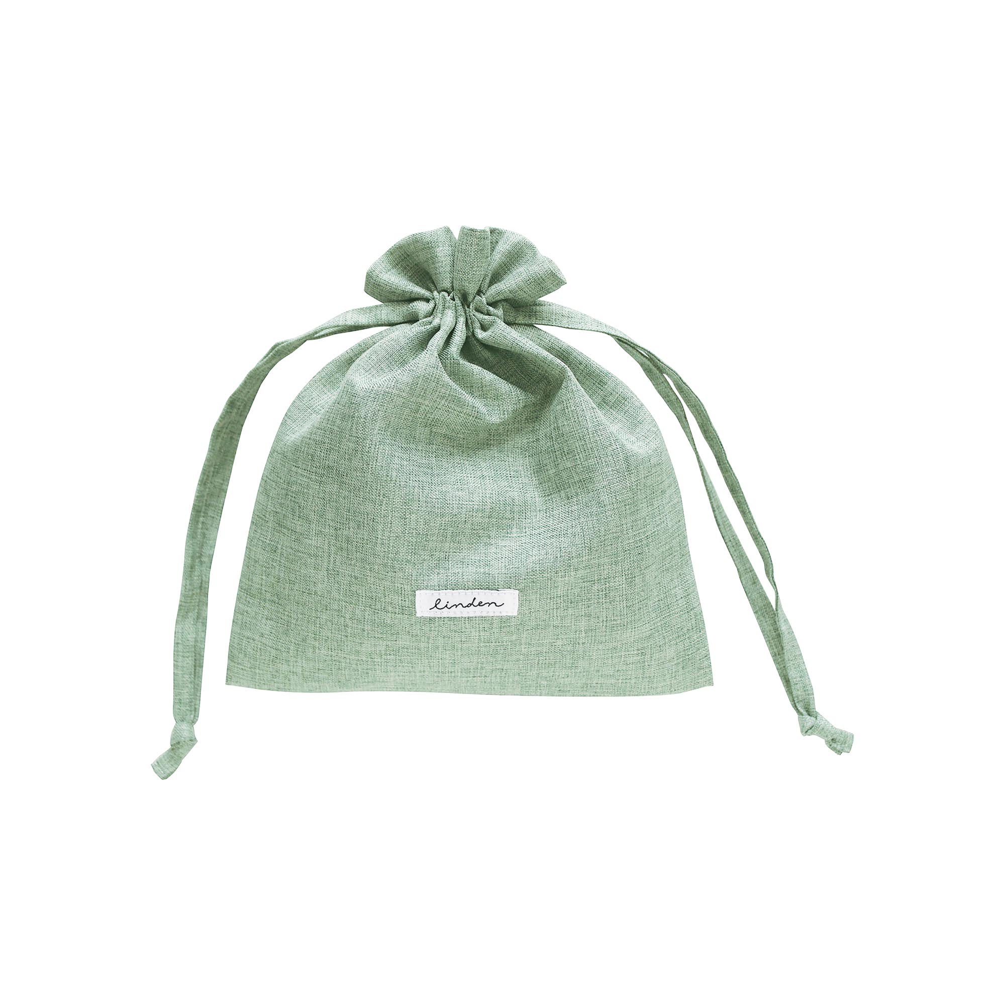 ランチバッグ 巾着 LINDEN リンデン 保冷 保温 洗える 巾着袋 巾着バッグ 保冷バッグ リネン風 小さめ 軽量 保冷剤ポケット 小物入れ 化粧 コスメ メイクポーチ おしゃれ かわいい シンプル 大人 女性 通勤 持ち運び ギフト プレゼント 無地 ベージュ ラベンダー グリーン
