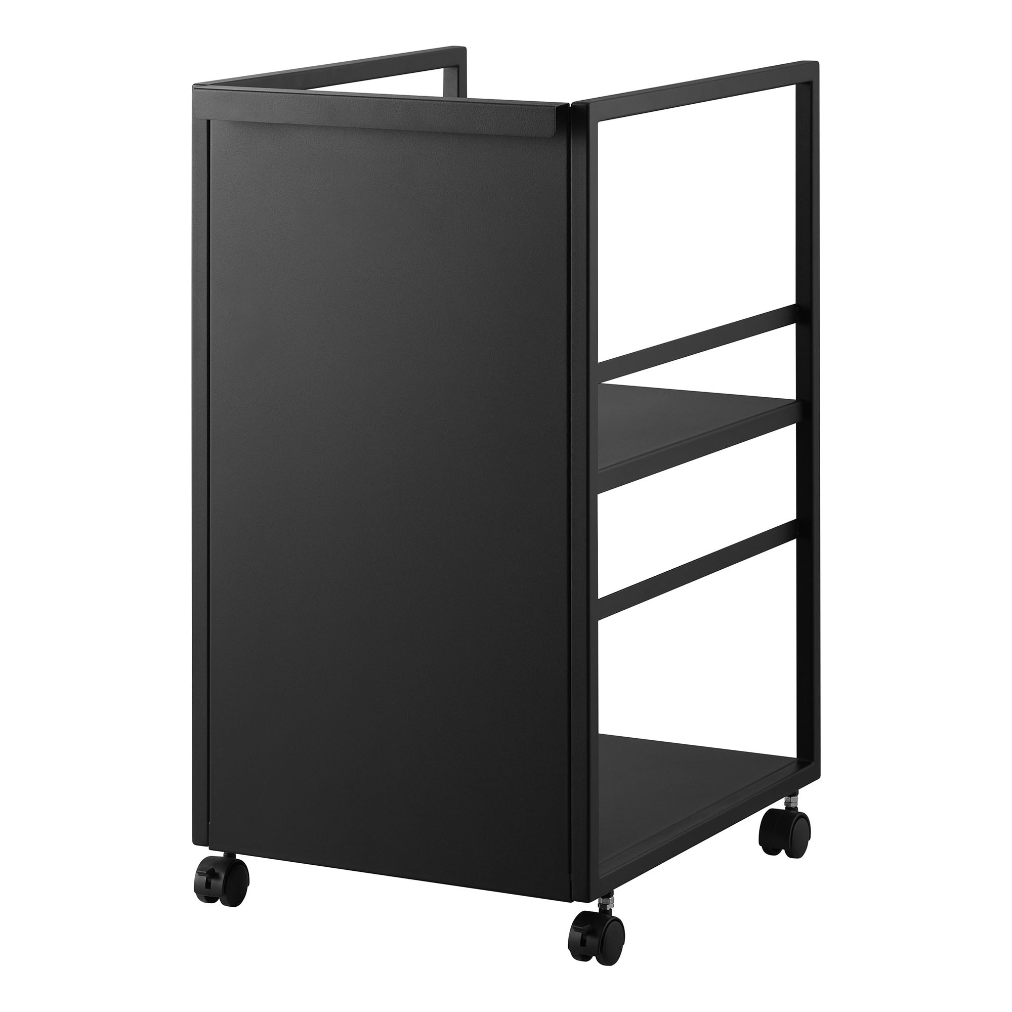 山崎実業 目隠しワゴン タワー スリム tower 公式 4810 4811 8468 8467 ホワイト ブラック キッチンワゴン キャスター付き 2段 可動棚 ランドセル収納 ストッカー 災害 防災 グッズ 備蓄 シンプル スタイリッシュ 子供部屋 ランドリー 洗面所 隠せる 家電収納