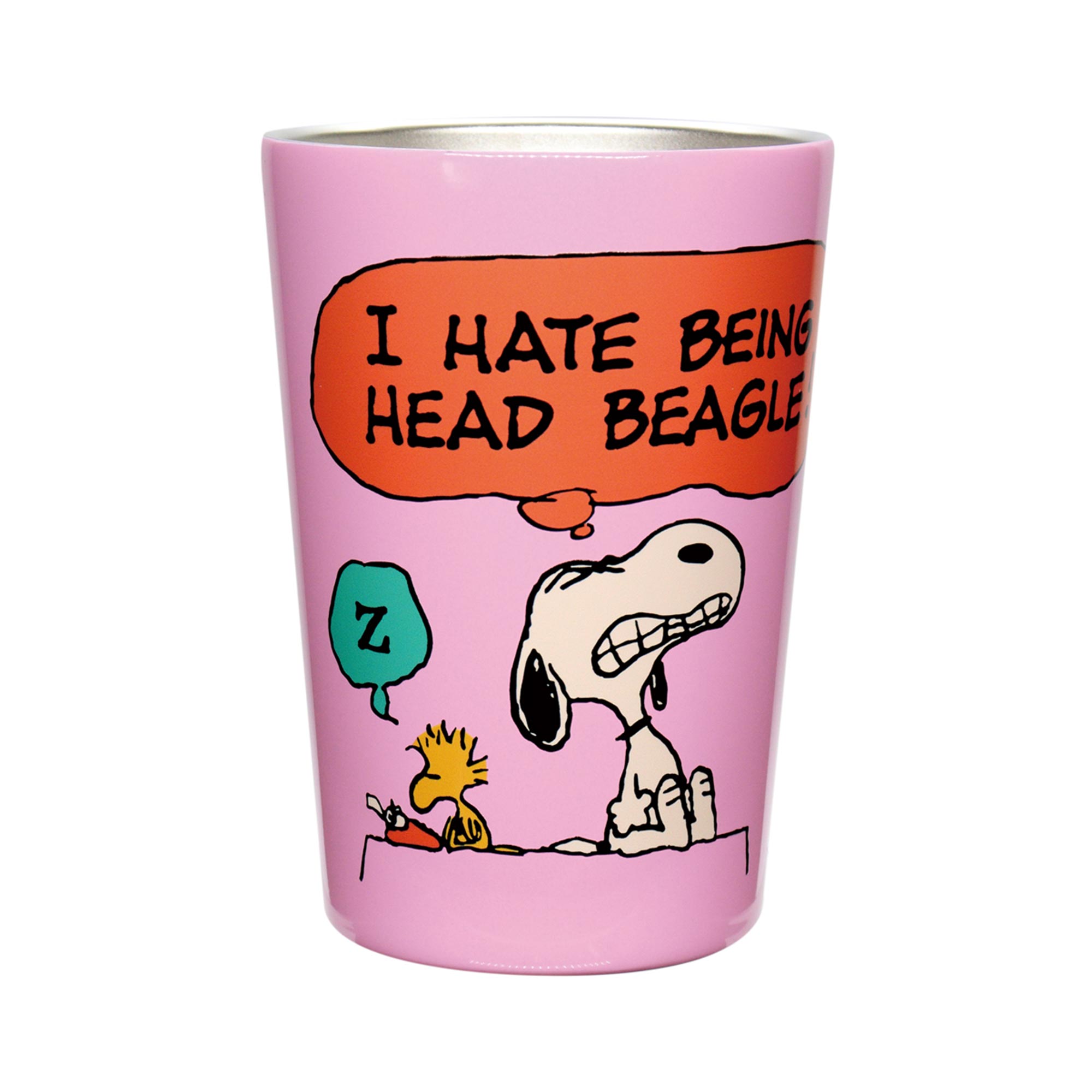 タンブラー スヌーピー ステンレス 保温 保冷 460ml ステンレスカップ ステンレスタンブラー SNOOPY キャラクター グッズ おしゃれ かわいい カップホルダー コップ 保温カップ 保冷カップ オフィス プレゼント 女性 女子 女の子 レディース アイボリー ピンク グレー ブルー