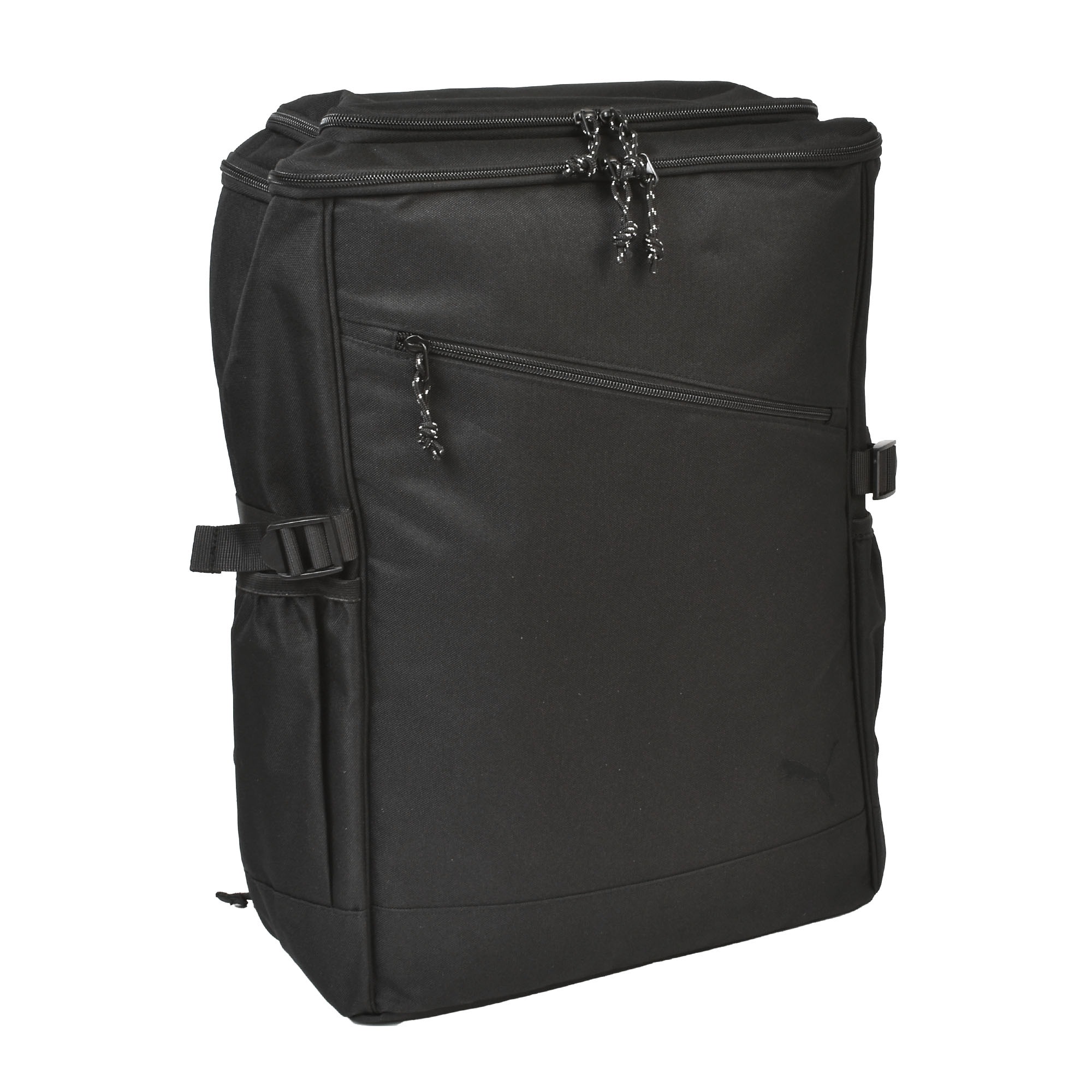 リュック PUMA プーマ リュックサック 30l 大容量 中学生 スポーツ ブランド スクエア リュック 通学 男の子 小学生 高学年 黒 シンプル ワンポイント バックパック A4 B4 大きい 旅行 軽量 高校生 子供 ロゴ おしゃれ タブレット PC 収納 ポケット ブラック