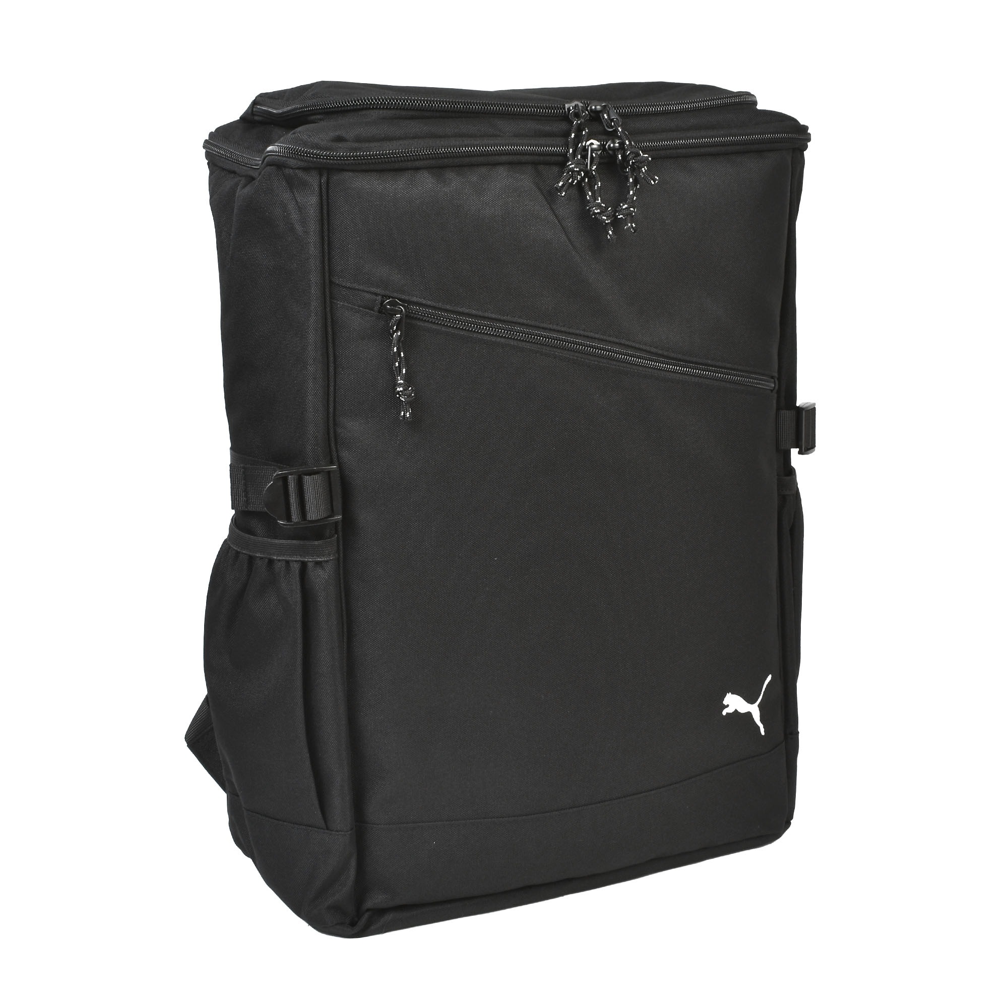 リュック PUMA プーマ リュックサック 30l 大容量 中学生 スポーツ ブランド スクエア リュック 通学 男の子 小学生 高学年 黒 シンプル ワンポイント バックパック A4 B4 大きい 旅行 軽量 高校生 子供 ロゴ おしゃれ タブレット PC 収納 ポケット ブラック