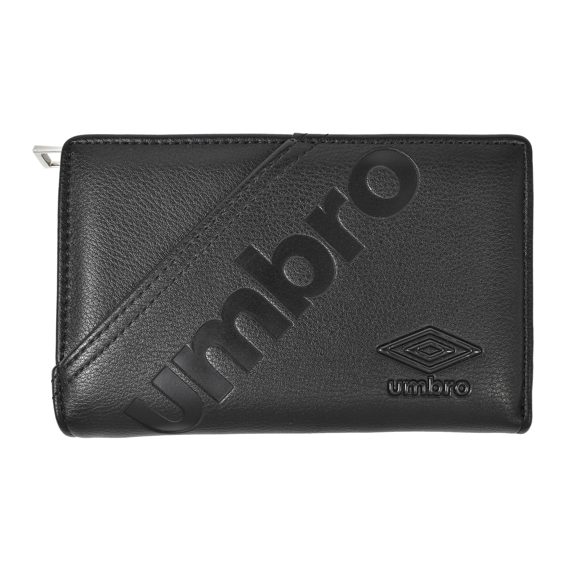 二つ折り財布 umbro アンブロ メンズ ファスナー 小銭入れあり 中学生 高校生 ジュニア 男の子 お札入れ 使いやすい ブラック 黒 シンプル 男子高生 カードがたくさん入る 収納 ポケット カード入れ かっこいい おしゃれ 軽い 通学 入学祝い プレゼント