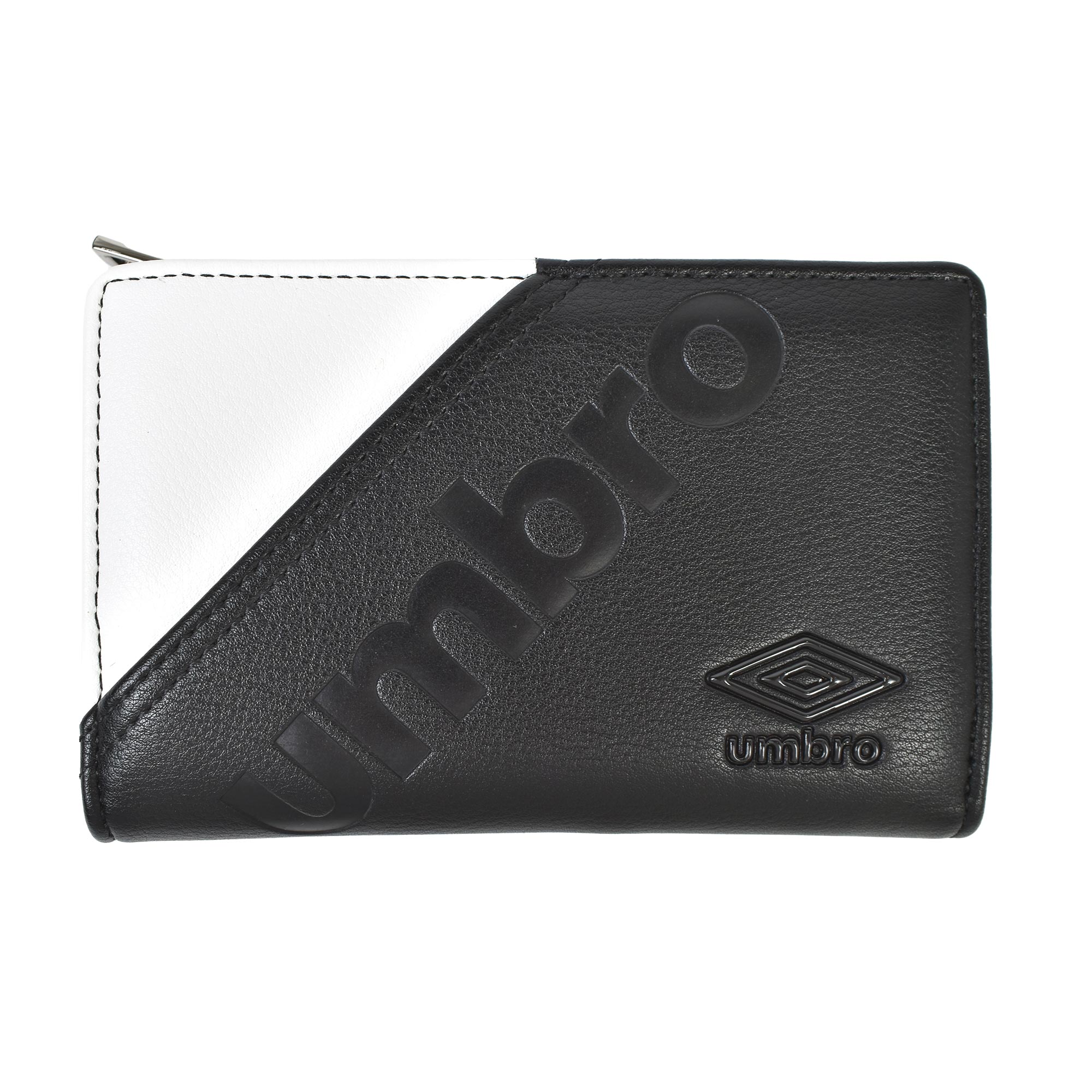 二つ折り財布 umbro アンブロ メンズ ファスナー 小銭入れあり 中学生 高校生 ジュニア 男の子 お札入れ 使いやすい ブラック 黒 シンプル 男子高生 カードがたくさん入る 収納 ポケット カード入れ かっこいい おしゃれ 軽い 通学 入学祝い プレゼント