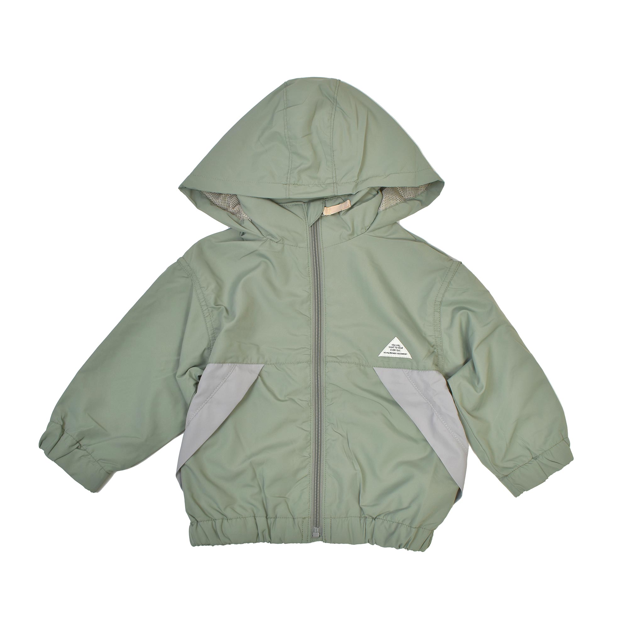 ウィンドブレーカー キッズ 女の子 男の子 100cm 120cm F.O.KIDS エフオーキッズ 裏メッシュ フード 収納 撥水 秋冬 薄手 防寒 防風 軽量 子供 子ども ジュニア 上着 アウター 羽織り ブルゾン ジャケット ジャンパー かわいい おしゃれ 黒 ブラック ピンク ブルー ベージュ