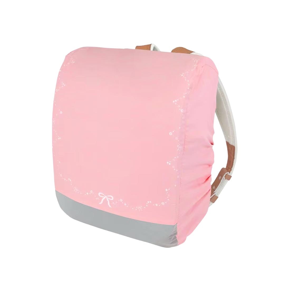 ランドセルカバー 女の子 男の子 小学生 クツワ 撥水 雨 反射材 リフレクター おしゃれ かわいい レインカバー 雨よけ 簡単装着 ゴム 伸縮 コンパクト 持ち運び 収納袋 子供 通園 通学 小学校 入園 入学 シンプル ブラック ピンク パープル 水色 ネイビー ミント ネコ リボン