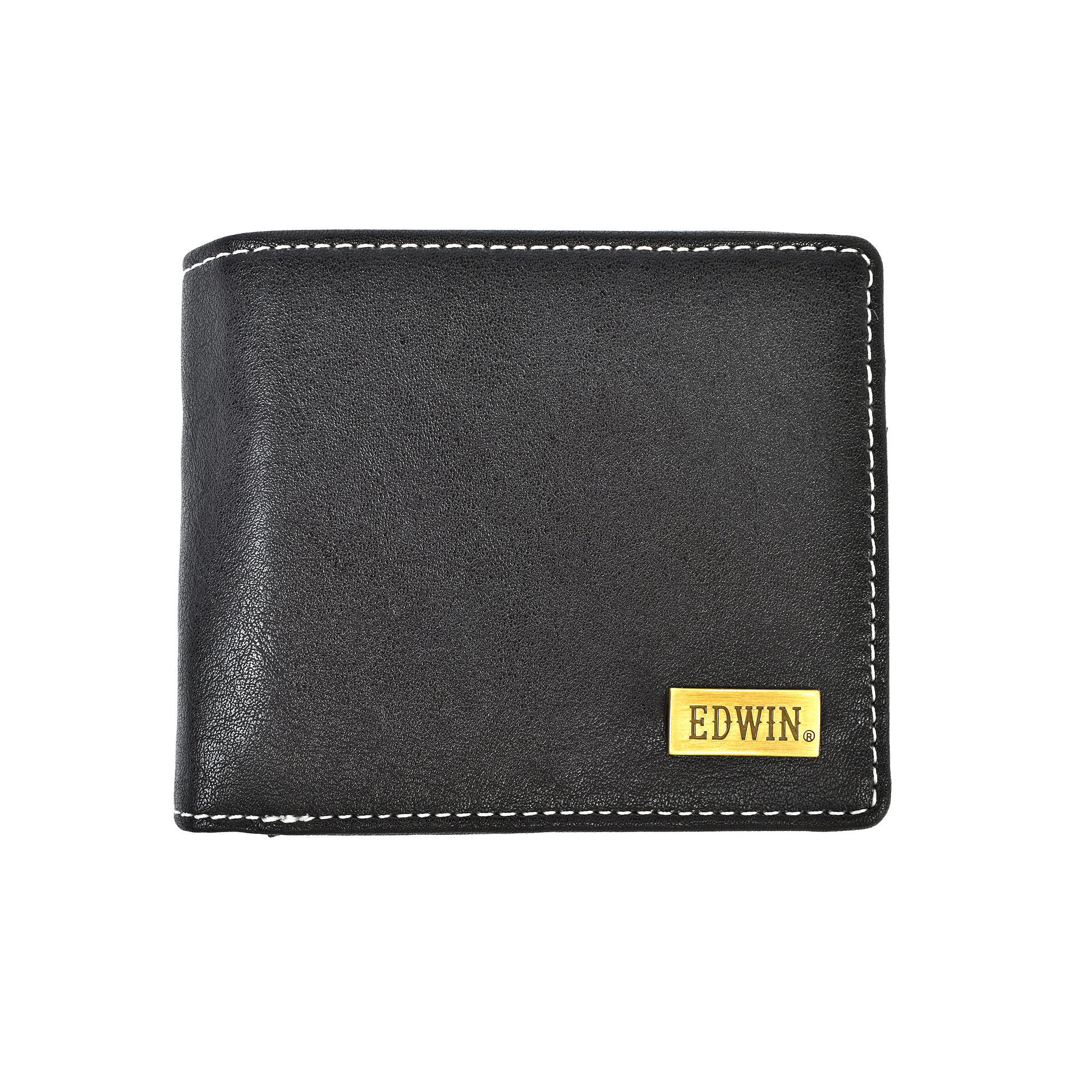 二つ折り財布 EDWIN エドウィン 22269323 メンズ ブランド 小銭入れあり 大容量 ポケット 多い シンプル おしゃれ 札入れ サイフ ウォレット 男子 中学生 高校生 大学生 大人 ビジネス 合皮 黒 ブラック ネイビー 茶色 ブラウン 無地 1万円以下 プレゼント ギフト 贈り物