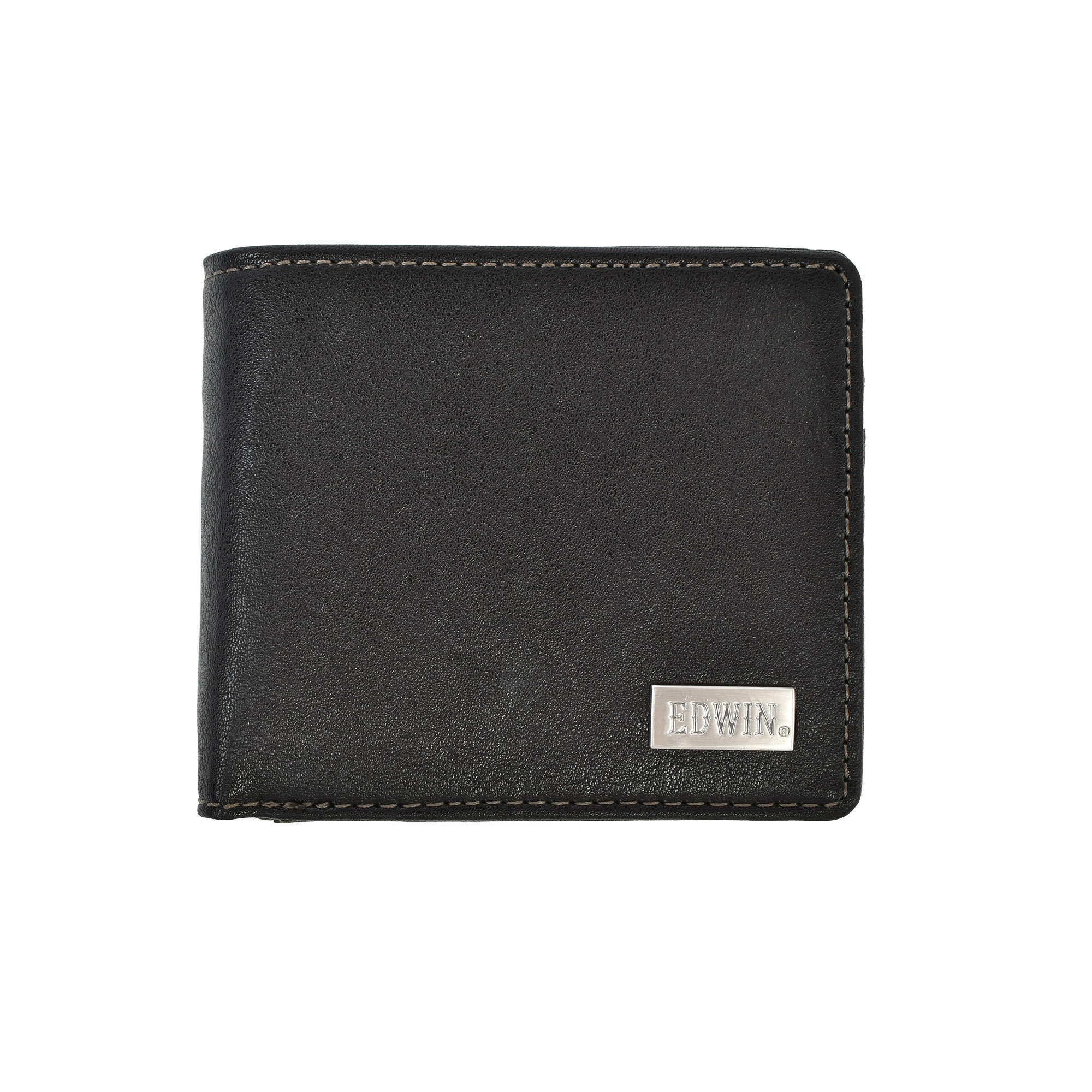 二つ折り財布 EDWIN エドウィン 22269323 メンズ ブランド 小銭入れあり 大容量 ポケット 多い シンプル おしゃれ 札入れ サイフ ウォレット 男子 中学生 高校生 大学生 大人 ビジネス 合皮 黒 ブラック ネイビー 茶色 ブラウン 無地 1万円以下 プレゼント ギフト 贈り物
