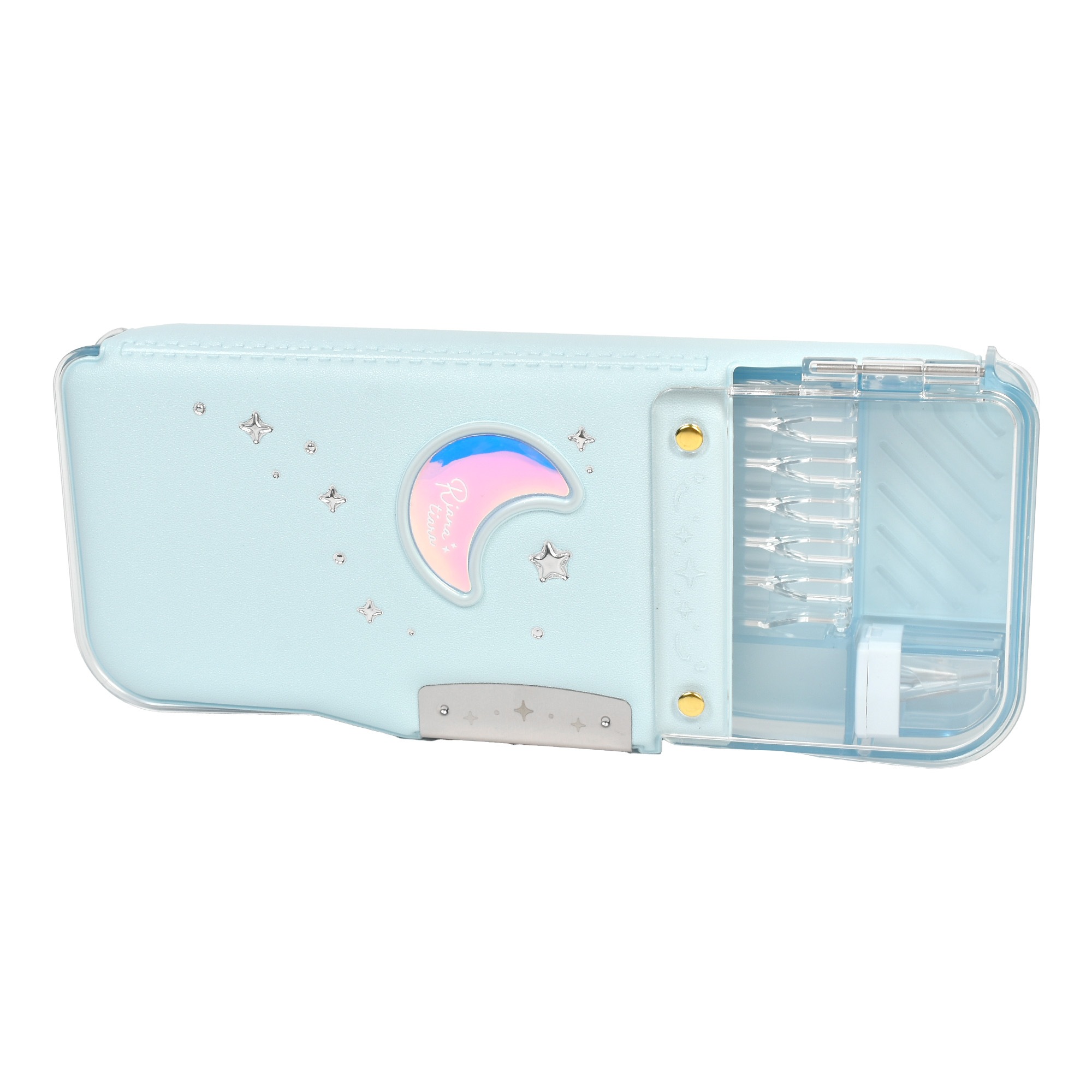 筆箱 ペンケース 小学生 えんぴつチェック α 両面筆箱 ロック付き 鉛筆 男の子 女の子 小学校 コンパクト スリム 軽い 鉛筆収納 箱型 ふでばこ 文房具 かわいい うかサポ SONiC リアナティアラ ブレイブ シンプル 無地 入学 準備 新学期 黒 ブラック ブルー 水色 紫 日本製