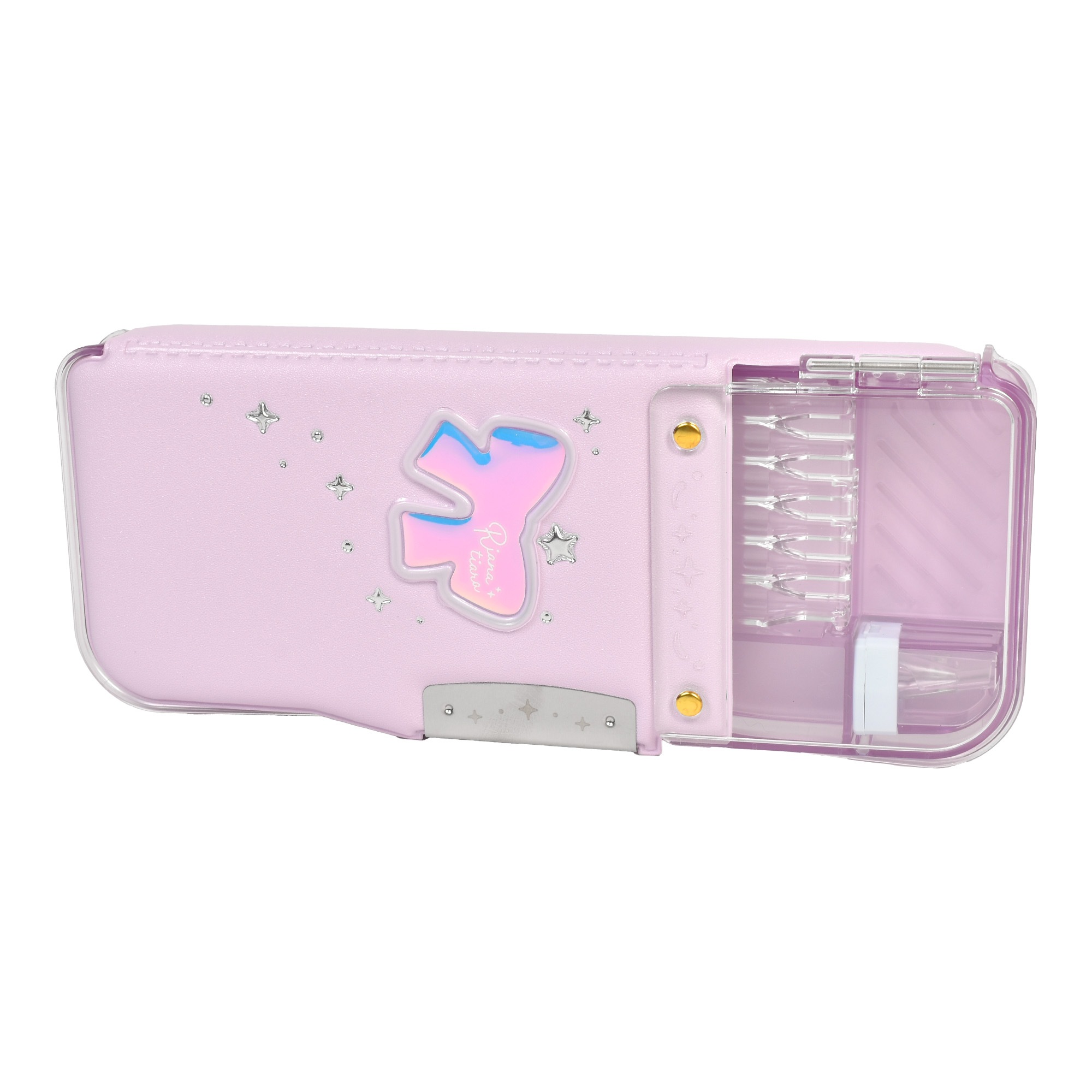 筆箱 ペンケース 小学生 えんぴつチェック α 両面筆箱 ロック付き 鉛筆 男の子 女の子 小学校 コンパクト スリム 軽い 鉛筆収納 箱型 ふでばこ 文房具 かわいい うかサポ SONiC リアナティアラ ブレイブ シンプル 無地 入学 準備 新学期 黒 ブラック ブルー 水色 紫 日本製