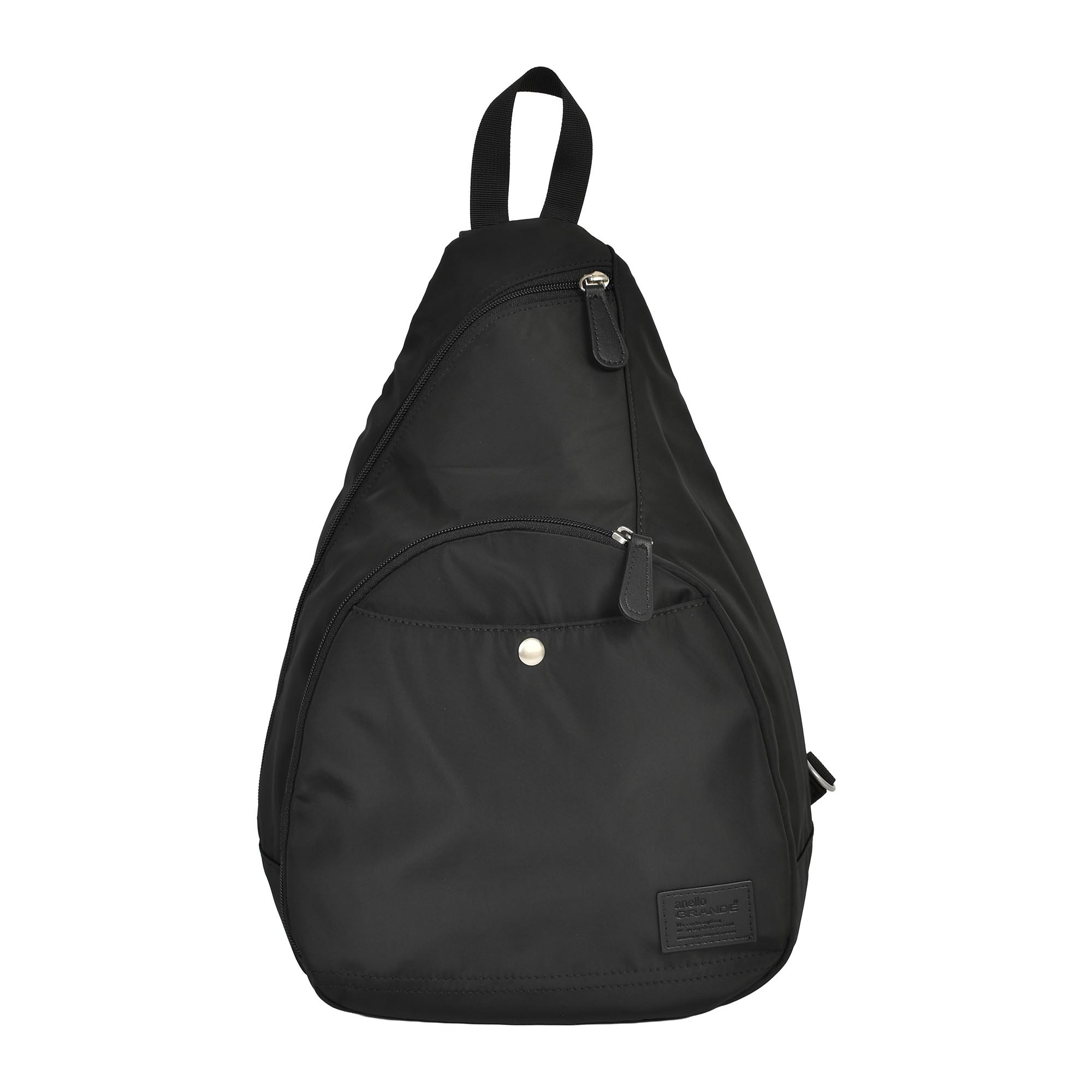 クロスボディバッグ アネロ グランデ anello GRANDE レディース きれいめ 撥水 軽量 A5 大容量 丈夫 斜めがけ ワンショルダー ボディバック マザーズバッグ おしゃれ シンプル 大人 かわいい ペットボトル 収納 左右 両掛け 通勤 旅行 黒 ブラック ベージュ グレー 上品