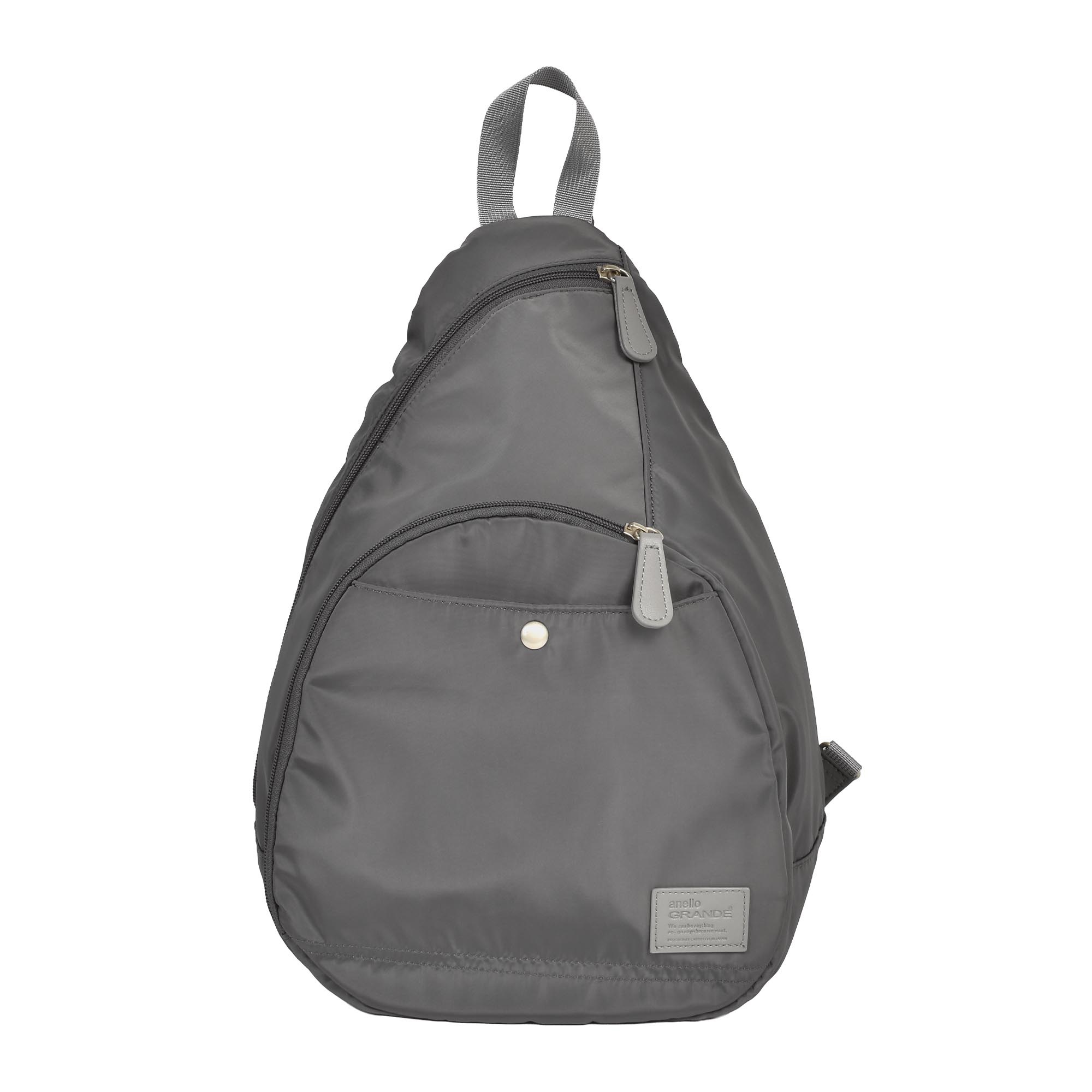 クロスボディバッグ アネロ グランデ anello GRANDE レディース きれいめ 撥水 軽量 A5 大容量 丈夫 斜めがけ ワンショルダー ボディバック マザーズバッグ おしゃれ シンプル 大人 かわいい ペットボトル 収納 左右 両掛け 通勤 旅行 黒 ブラック ベージュ グレー 上品