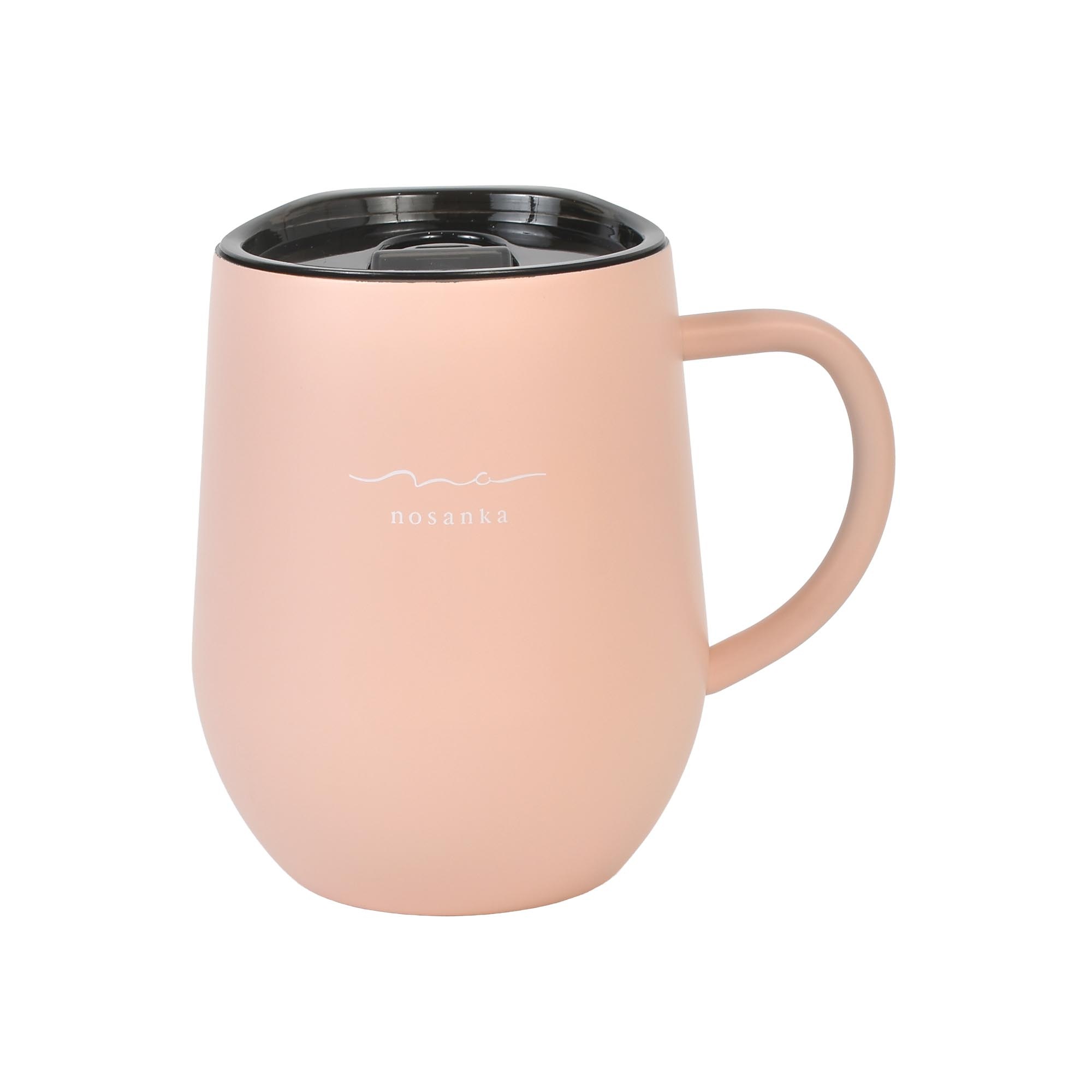 マグカップ nosanka ノサンカ セラミック 保温 保冷 蓋付き 320ml 軽量 ステンレスマグ 真空断熱 持ち運び 洗いやすい おしゃれ シンプル かわいい 蓋つき コーヒー 紅茶 炭酸対応 飲みやすい こぼれない 丸い オフィス アウトドア キャンプ 女性 ギフト 誕生日 プレゼント