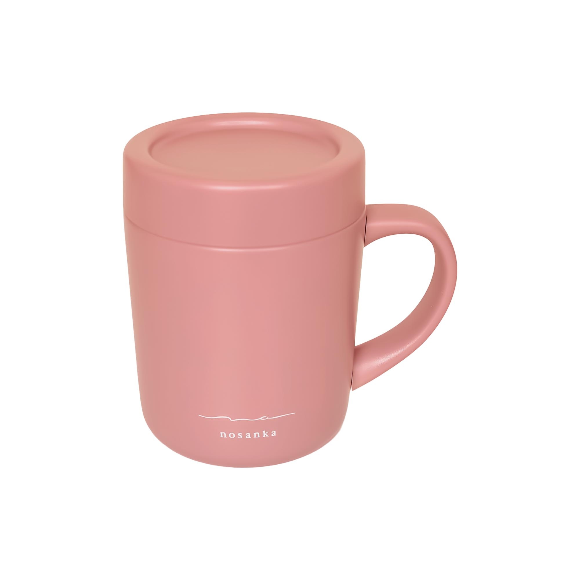 マグカップ セラミック 蓋付き nosanka ノサンカ 保温 保冷 真空断熱 280ml 持ち運び 軽量 洗いやすい セラミックマグ ステンレスマグ 蓋つき コーヒー 紅茶 白湯 炭酸対応 こぼれない 飲みやすい おしゃれ シンプル オフィス アウトドア 男性 女性 ギフト プレゼント