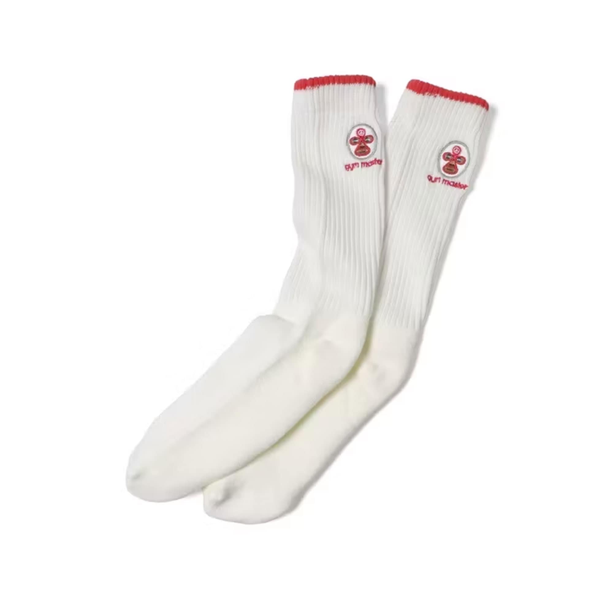 靴下 メンズ レディース ジムマスター gymmaster レスラー おしゃれ 可愛い 抗菌 防臭 G666753 面白い おもしろ 柄 23-25cm 25-27cm ルーズソックス クルーソックス リブソックス ブランド 刺繍 裏パイル 綿 大人 白 ホワイト チャコール グレー オレンジ ターコイズ ブルー