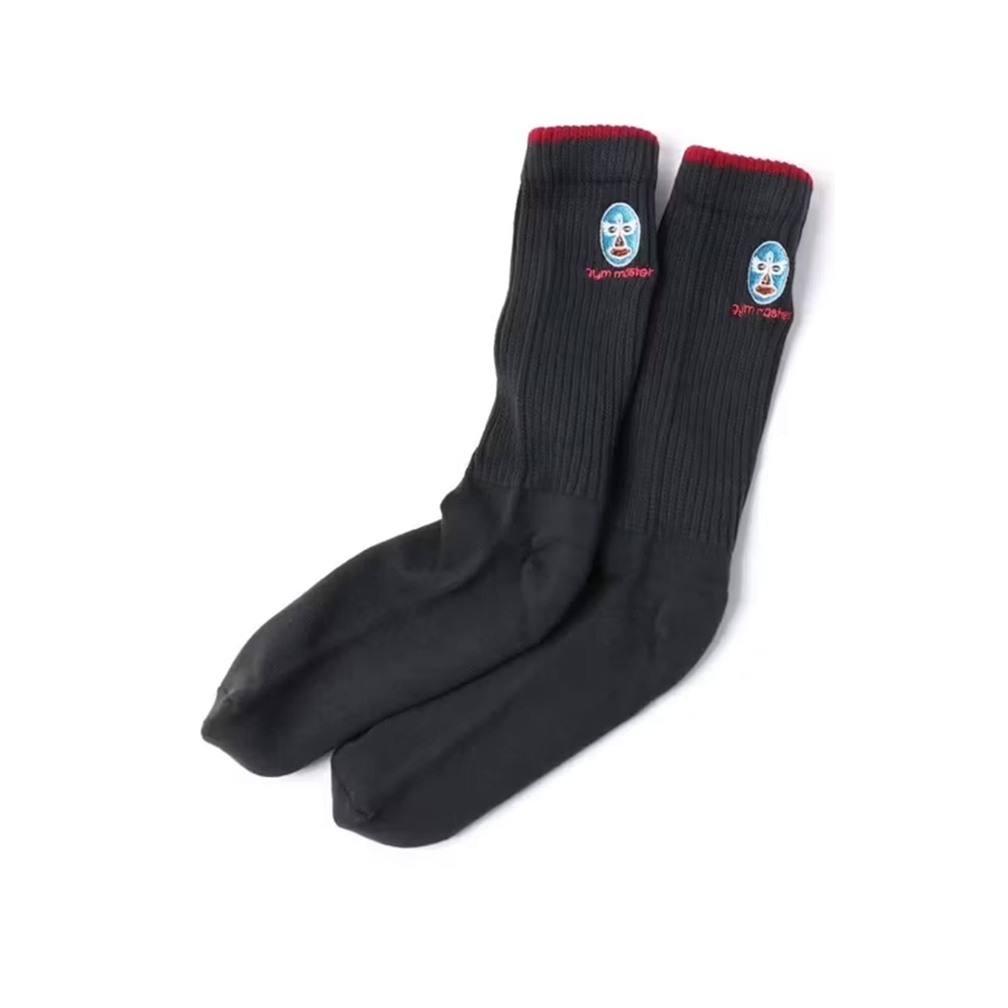 靴下 メンズ レディース ジムマスター gymmaster レスラー おしゃれ 可愛い 抗菌 防臭 G666753 面白い おもしろ 柄 23-25cm 25-27cm ルーズソックス クルーソックス リブソックス ブランド 刺繍 裏パイル 綿 大人 白 ホワイト チャコール グレー オレンジ ターコイズ ブルー