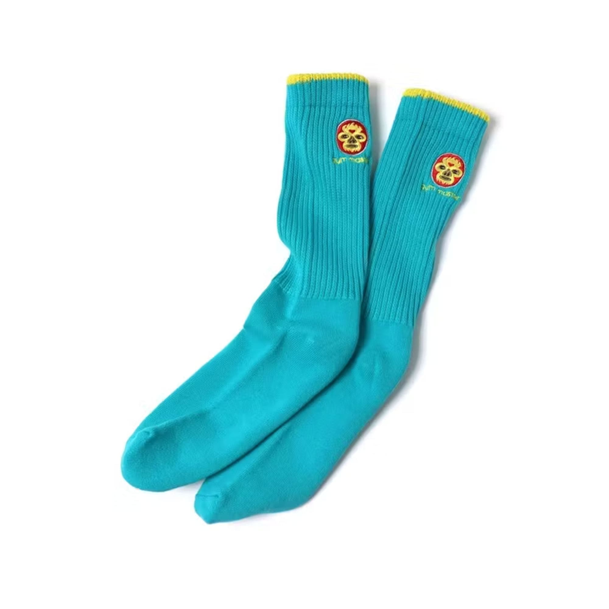 靴下 メンズ レディース ジムマスター gymmaster レスラー おしゃれ 可愛い 抗菌 防臭 G666753 面白い おもしろ 柄 23-25cm 25-27cm ルーズソックス クルーソックス リブソックス ブランド 刺繍 裏パイル 綿 大人 白 ホワイト チャコール グレー オレンジ ターコイズ ブルー