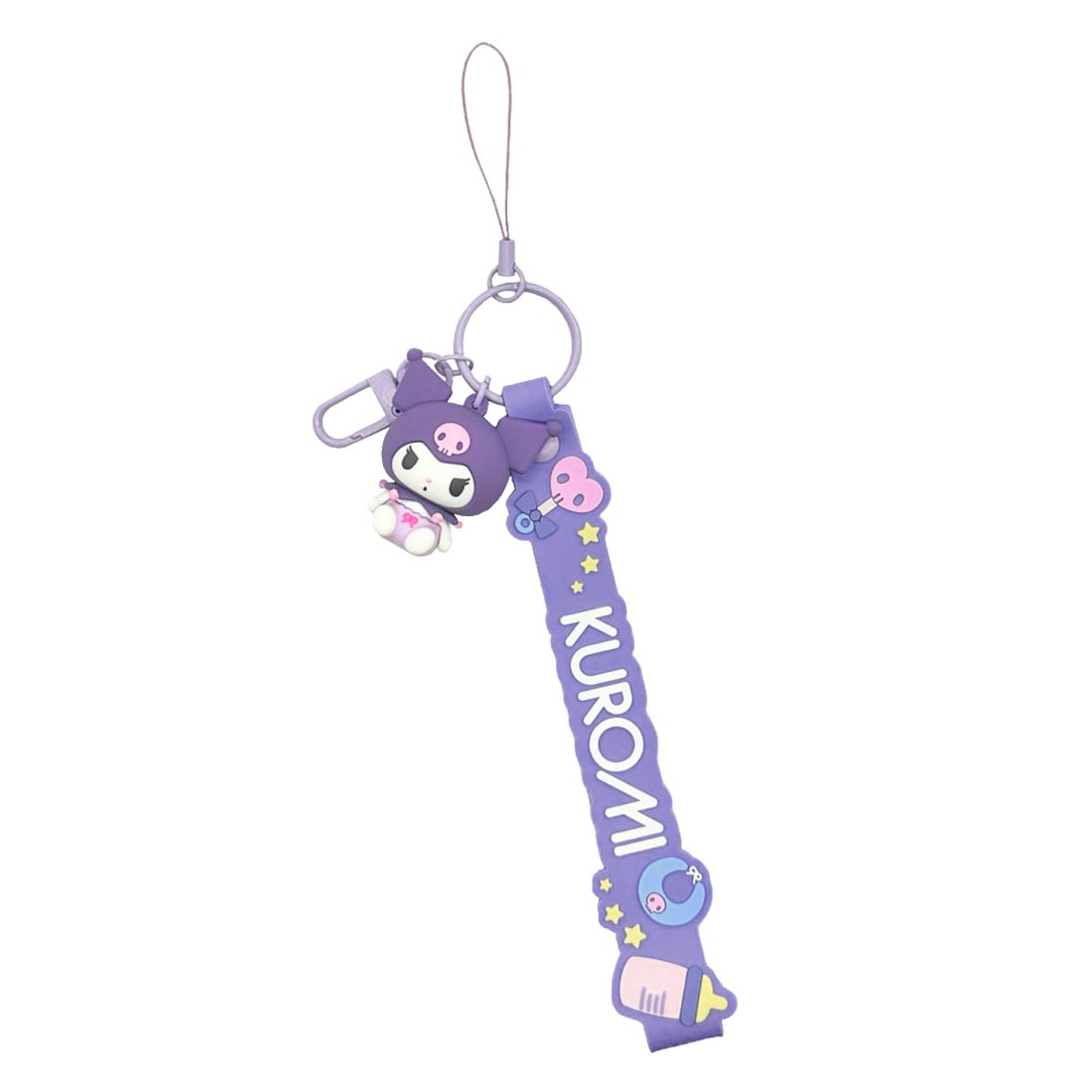 スマホストラップ 手首 サンリオ sanrio ハンドストラップ シリコンブレスレット シリコーン 携帯ストラップ かわいい おしゃれ マスコット付き チャーム キーホルダー シナモン マイメロ クロミ ポムポムプリン ポチャッコ ハンギョドン 推し活 多機種対応 落下防止 グッズ
