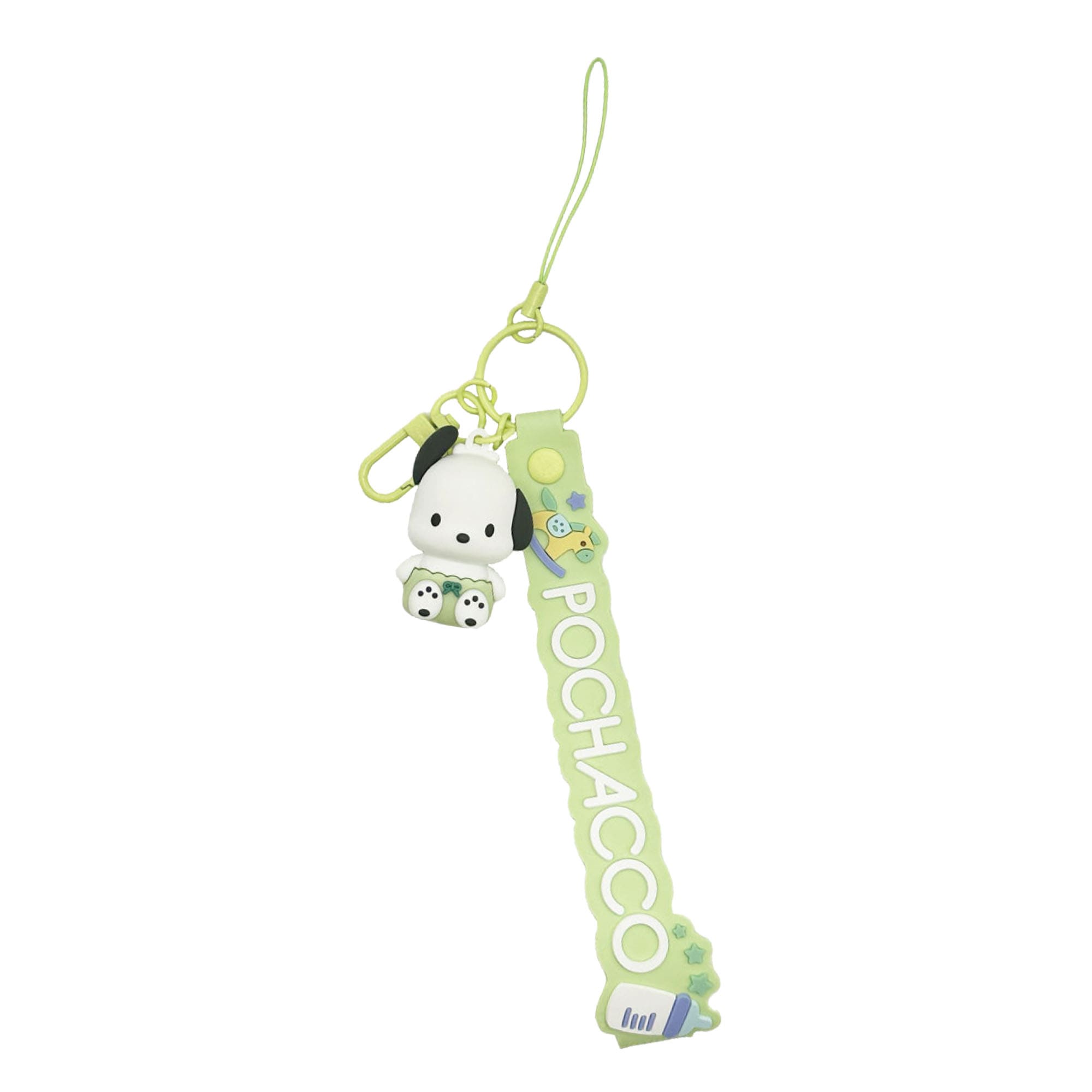 スマホストラップ 手首 サンリオ sanrio ハンドストラップ シリコンブレスレット シリコーン 携帯ストラップ かわいい おしゃれ マスコット付き チャーム キーホルダー シナモン マイメロ クロミ ポムポムプリン ポチャッコ ハンギョドン 推し活 多機種対応 落下防止 グッズ