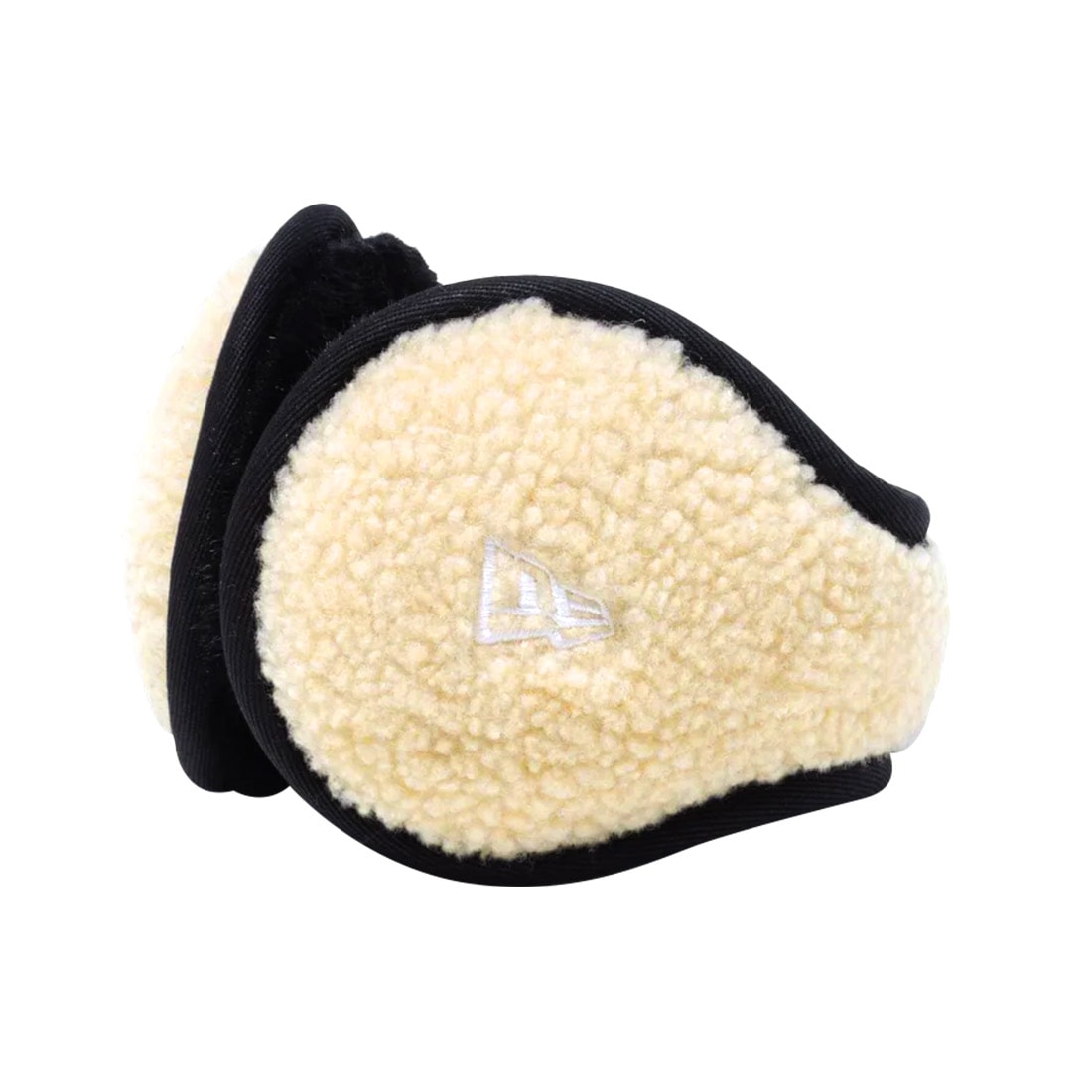 イヤーマフ NEWERA ニューエラ 14311566 14311567 14682553 メンズ レディース 耳当て イヤーマフラー イヤーウォーマー 防寒 防風 暖かい コンパクト 折りたたみ サイズ調整 伸縮性 ブラック ホワイト ベージュ ボア ファー 耳あて 大人 男の子 高校生 通勤 通学 自転車