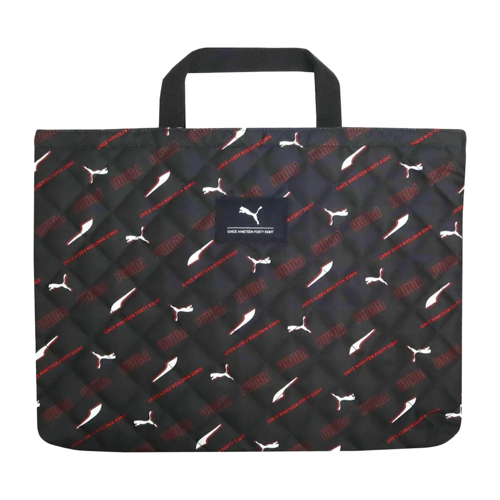 レッスンバッグ PUMA プーマ 男の子 キルティング マチ付き トートバッグ キッズ ジュニア 子供 スポーツ ブランド ブラック ネイビー レッド かっこいい PM417 PM413 PM530 幼稚園 小学生 保育園 軽量 新学期 入学 入学準備 通学 通園 小学校 一年生 お祝い 塾 学校 習い事