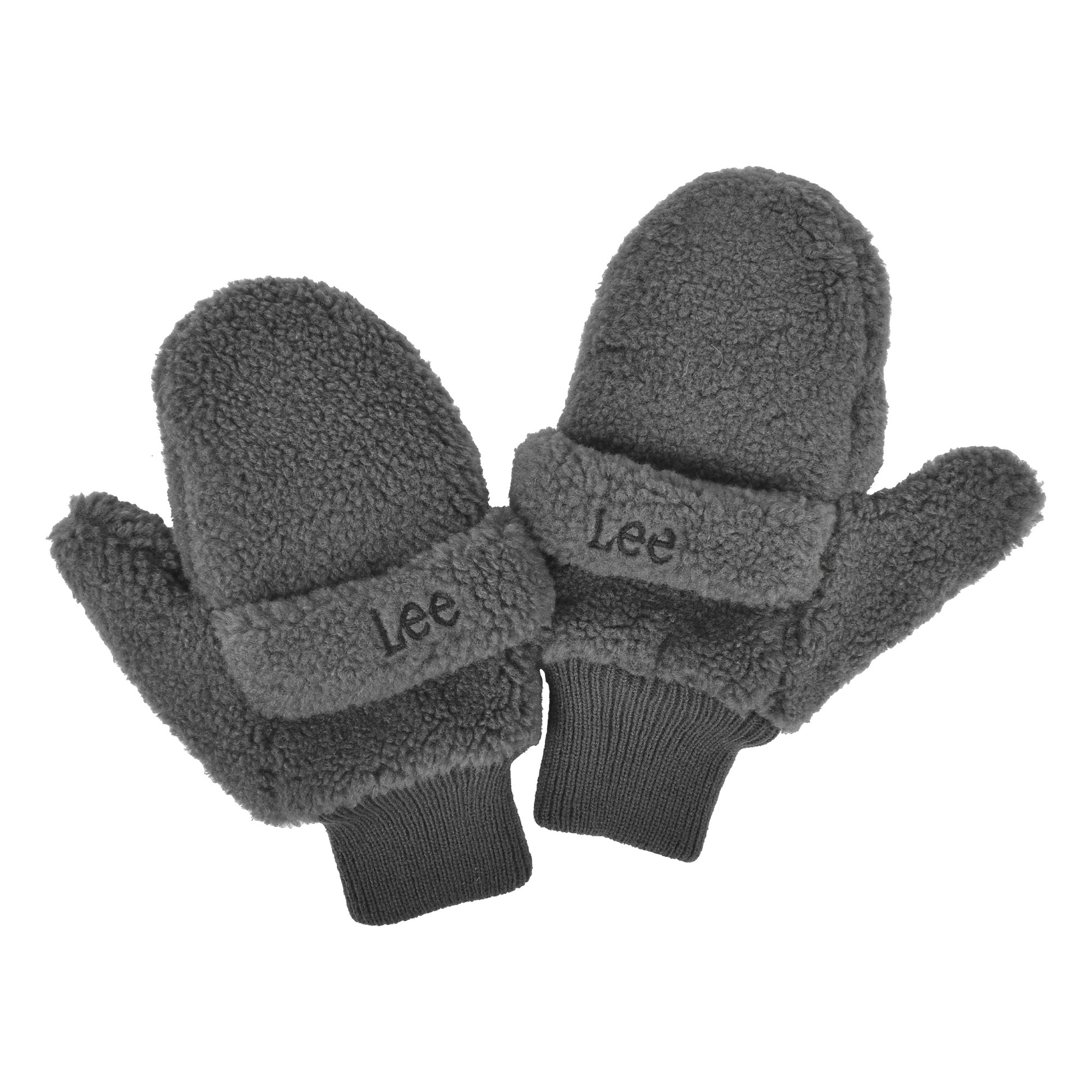 手袋 レディース ミトン ボア もこもこ Lee リー スマホ 対応 指なし M 暖かい 冬 アウトドア 通勤 通学 防寒 おしゃれ かわいい グローブ 2way 誕生日 プレゼント クリスマス ギフト 女子 中学生 高校生 大人 女性 ベージュ グレー 自転車 ボアグローブ ふわふわ あったか