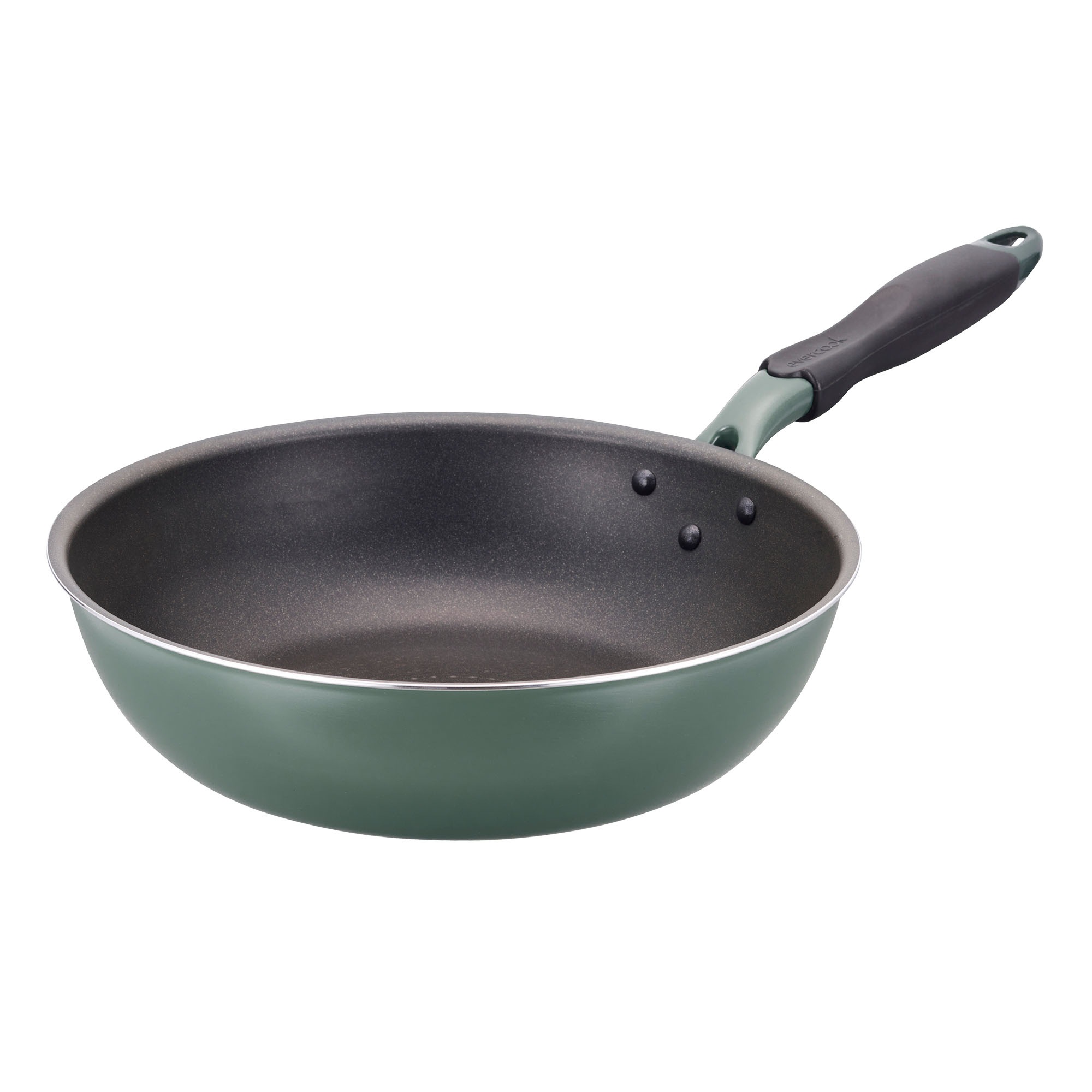 フライパン evercook GREEN エバークック グリーン IH ガス 選べる 2点 セット 単品 ドウシシャ DOSHISHA LOW PFAS 卵焼き器 20cm 24cm 26cm 28cm 深型 鍋 PFOS PFOAフリー フッ素 有害物質 安全 軽い おしゃれ かわいい くっつかない こびりつかない 焦げ付かない 長持ち