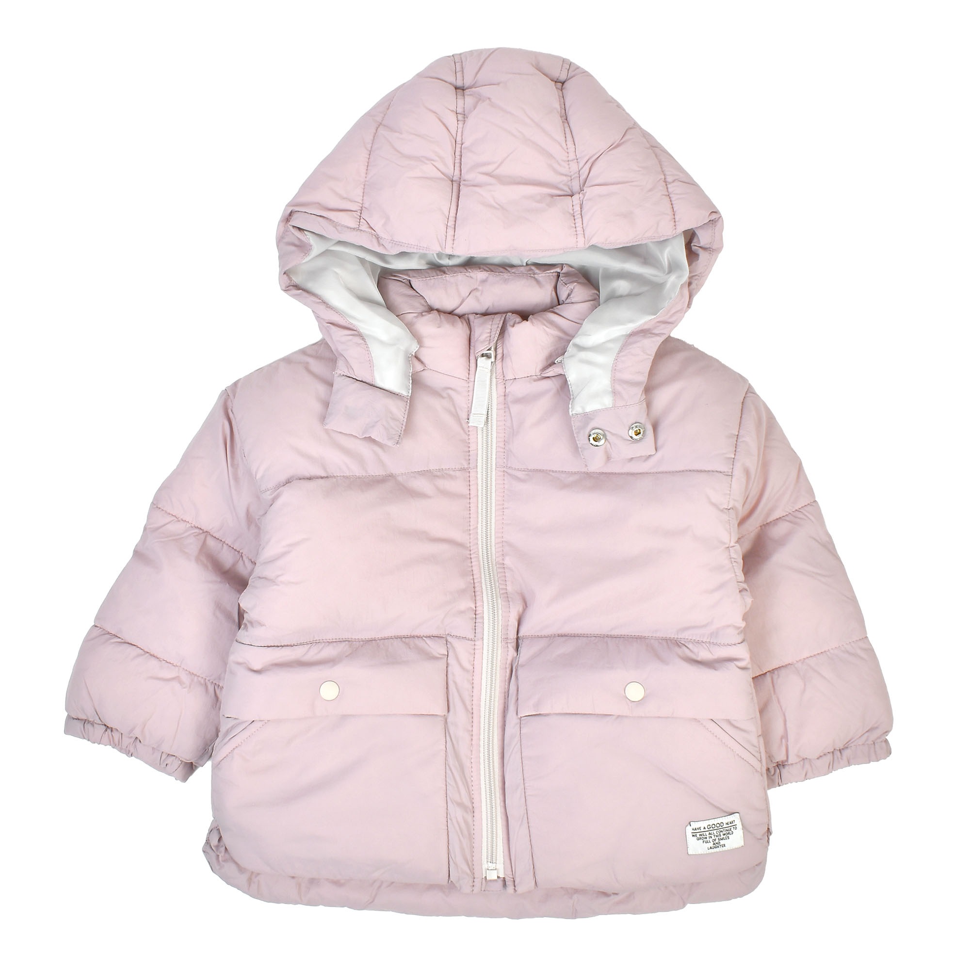 ダウンジャケット 男の子 女の子 BREEZE ブリーズ ふわ軽 インサレーションジャケット R401035 100cm 140cm キッズ 子供 アウター コート 軽い 軽量 冬 防寒 中綿 フード 取り外し 洗える 洗濯 暖かい おしゃれ ポケット付き FO エフオー ブラック ベージュ ピンク オリーブ