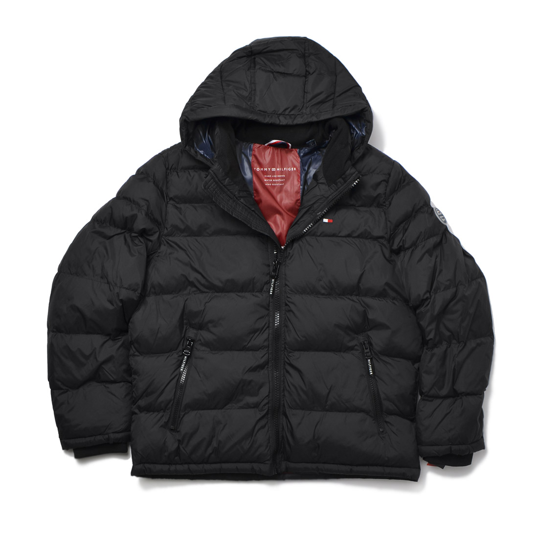 ダウンジャケット メンズ 中綿ジャケット TOMMY HILFIGER トミーヒルフィガー アウター ブランド 大きいサイズ 暖かい 軽い 防寒 158an508 軽量 撥水 秋 冬 冬服 ダウン コート ブルゾン ロゴ シンプル 通勤 通学 おしゃれ かっこいい 人気 誕生日 クリスマス プレゼント