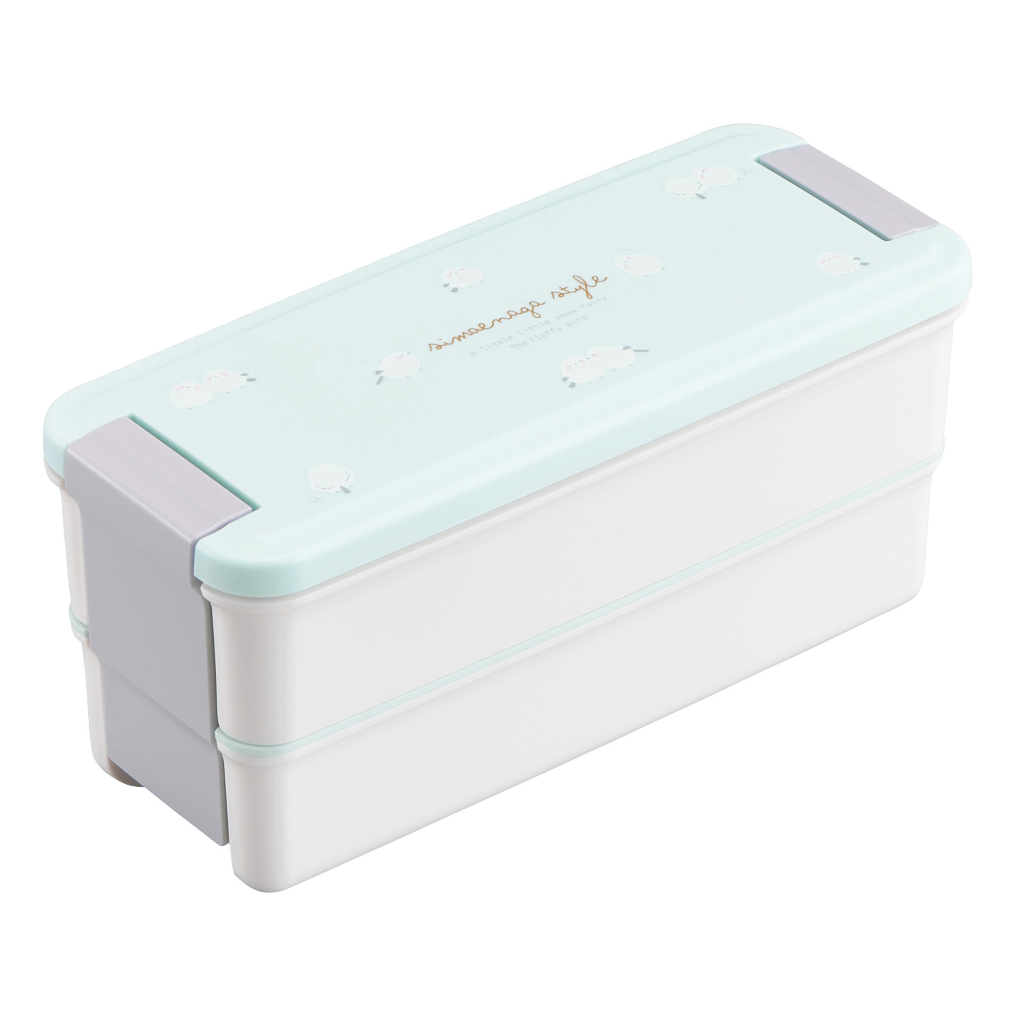 お弁当箱 2段 子供 弁当箱 女の子 大人 女子 おしゃれ 650ml レンジ対応 食洗機対応 抗菌 日本製 OSK オーエスケー パッキン一体型 洗いやすい 二段弁当箱 小学生 中学生 高校生 学生 女性 ランチボックス かわいい コンパクト スリム シンプル 動物 アニマル 通勤 通学 遠足