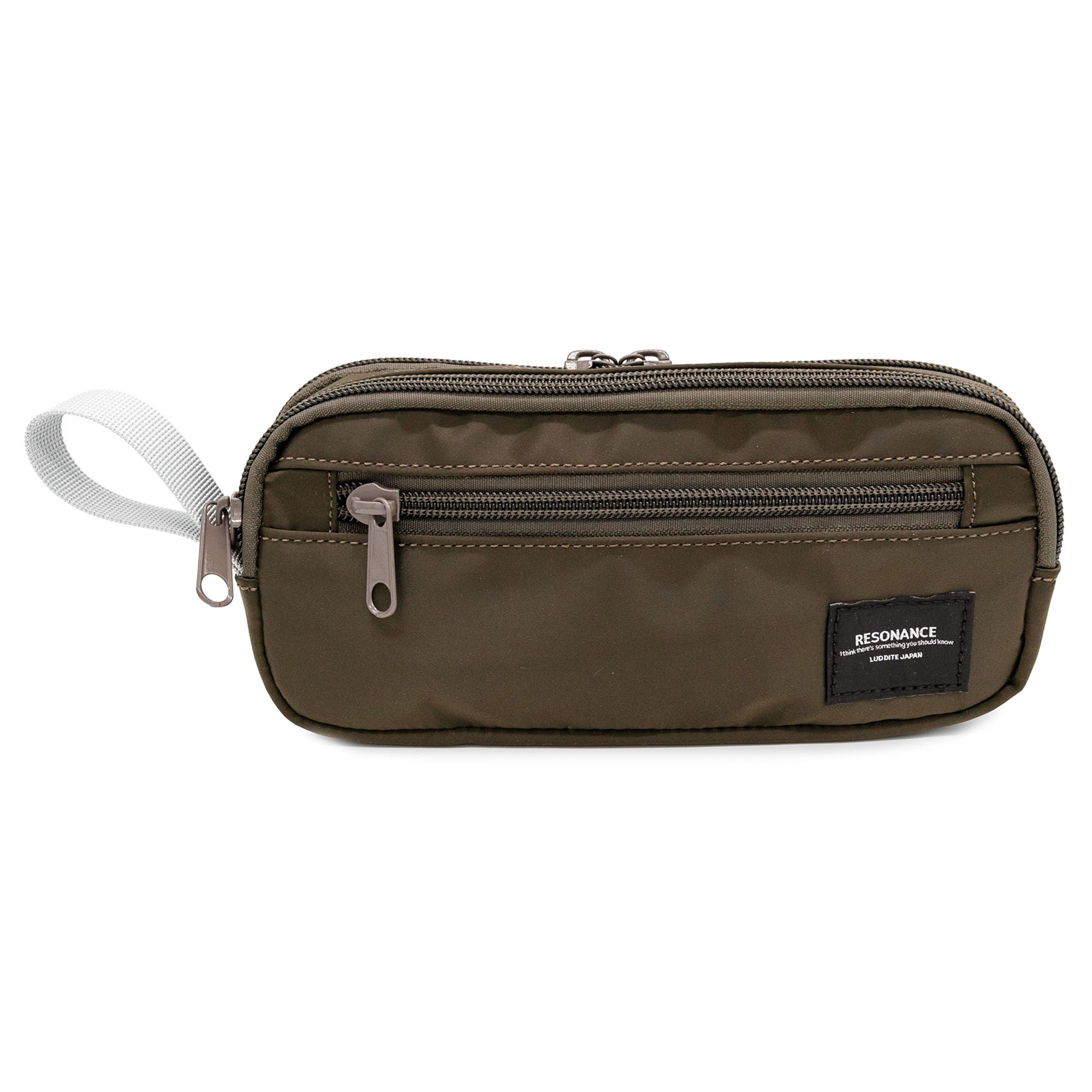 ペンケース LUDDITE ラダイト Resonance 大容量 リゾネートペンケース おしゃれ 機能的 シンプル 高校生 中学生 社会人 男性 女性 文具 文房具 整理 整頓 筆箱 ふで箱 丈夫 ナイロン ブラック グレー ブラウン ネイビー 多機能 男性 女性 ファスナーペンケース LDRE-REPN
