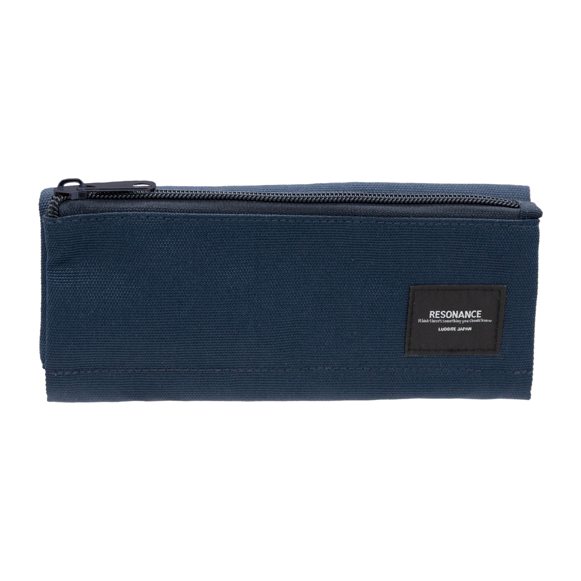 ペンケース ラダイト LUDDITE Resonance ベンティケース エッセンシャル おしゃれ かっこいい ペントレイ ペンポーチ ふで箱 シャープペン ペン入れ 三つ折り 多機能 1200デニール 丈夫 無地 シンプル 大容量 中学生 高校生 大人 ブラック 黒 ネイビー グレー LDREP-BNPNE