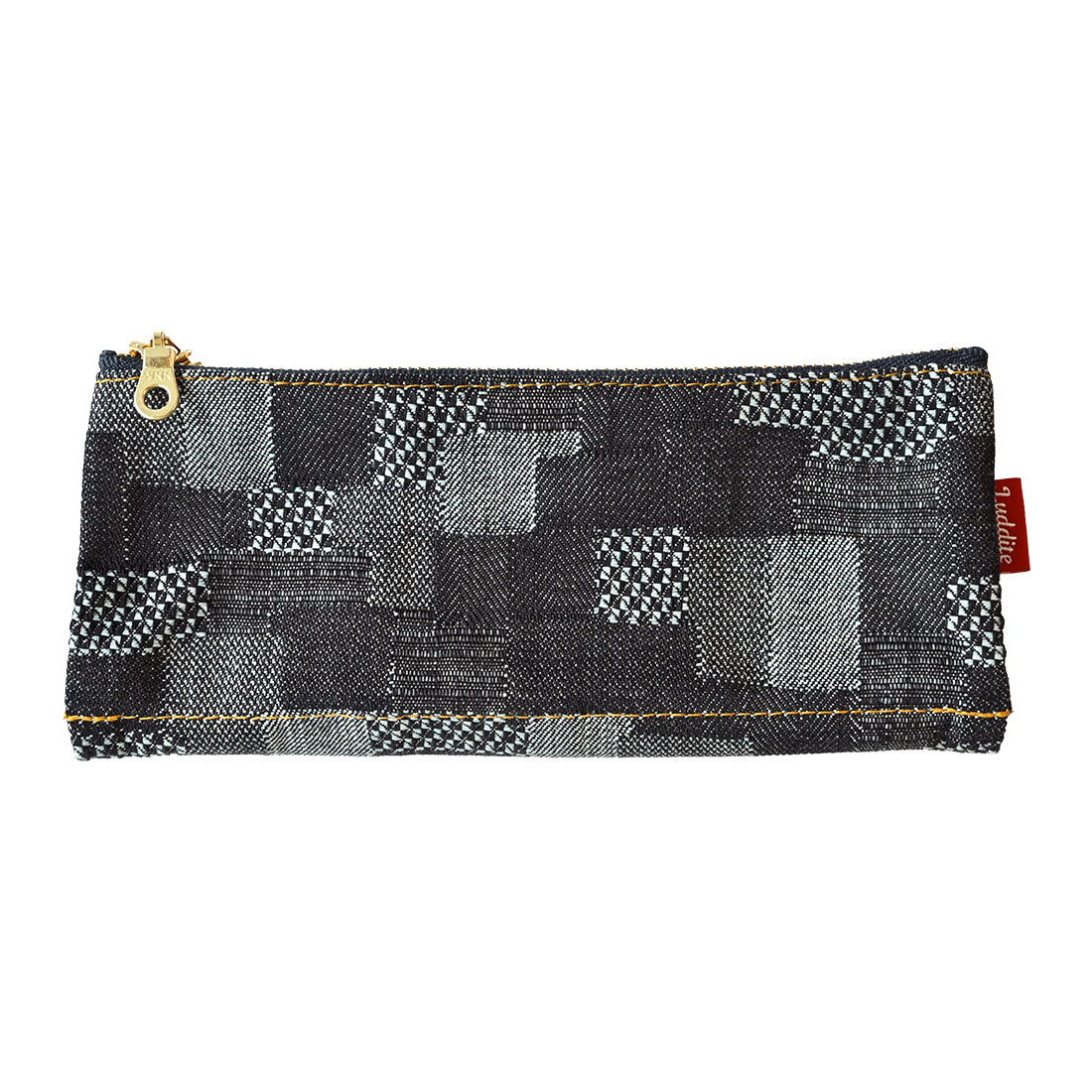 ペンケース ベンティケース ラダイト LUDDITE 岡山デニム パッチワーク おしゃれ かっこいい ペントレイ ペンポーチ ふで箱 シャープペン ペン入れ 二つ折り 丈夫 デニム 8号 帆布 無地 シンプル 大容量 中学生 高校生 大人 ブラック カーキ グレー 黒 かっこいい 小物収納