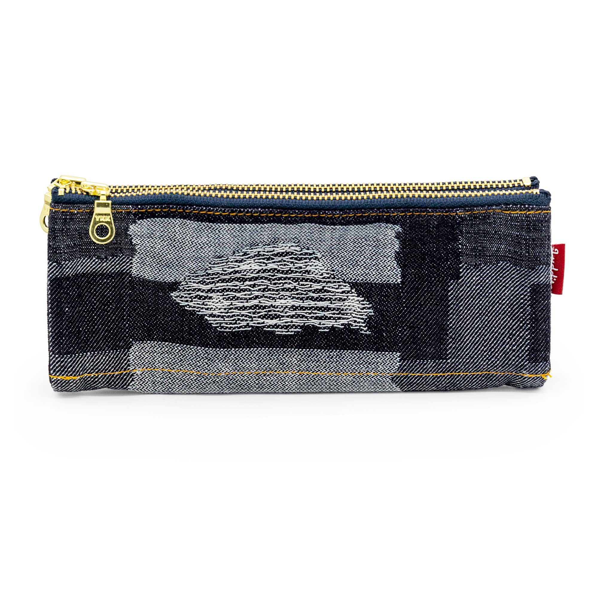 ペンケース ベンティケース ラダイト LUDDITE 岡山デニム パッチワーク おしゃれ かっこいい ペントレイ ペンポーチ ふで箱 シャープペン ペン入れ 二つ折り 丈夫 デニム 8号 帆布 無地 シンプル 大容量 中学生 高校生 大人 ブラック カーキ グレー 黒 かっこいい 小物収納