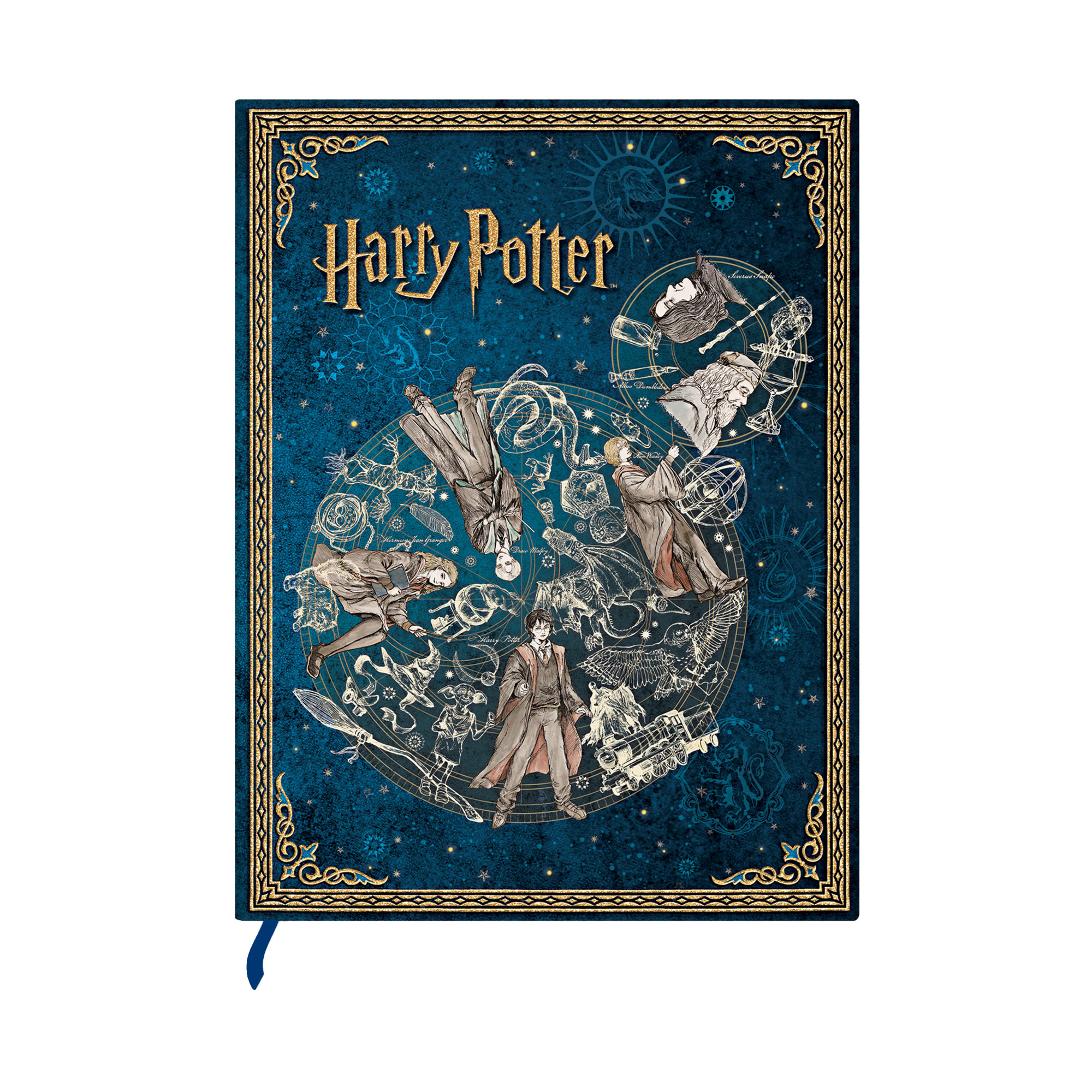 ペーパーブランクス paper blanks ハリーポッターコレクション ミディ ノート 罫線 無地 ハードカバー Harry Potter ハリポタ グリフィンドール スリザリン レイブンクロー ハッフルパフ ホグワーツの伝説 キャラクター グッズ 文房具 ステーショナリー プレゼント ギフト