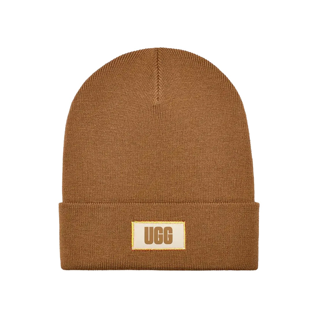 ニット帽 UGG アグ 101067 メンズ レディース 冬 ブランド ハイ クラウン ビーニー High Crown Beanie 帽子 防寒 深め 洗える ブラック チェスナット ブラウン 黒 茶色 ロゴ ワンポイント アウトドア 誕生日 クリスマス プレゼント ギフト