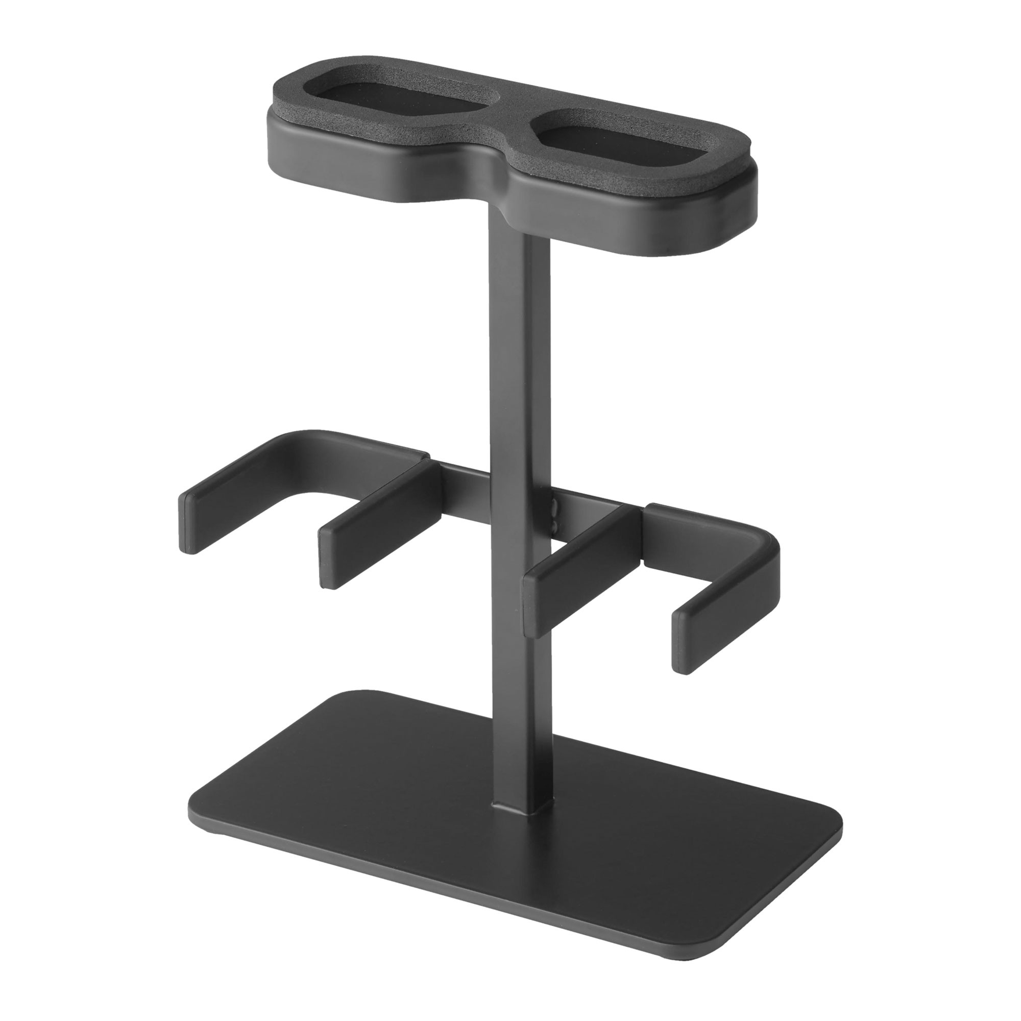 伸縮ＶＲゴーグル＆コントローラー収納ラック 山崎実業 smart スマート 10244 10245 ホワイト ブラック 公式 VRゴーグル収納 スタンド コントローラースタンド 充電 収納 ゲーム機 伸びる ゲーミング デスク 卓上 省スペース 充電ステーション 子供部屋 リビング