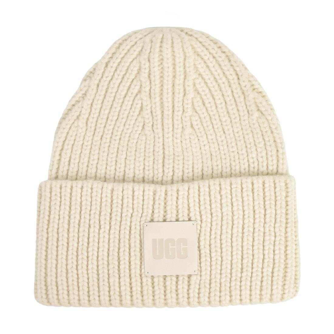 ニット帽 UGG アグ ニットキャップ レディース メンズ ブランド 20061 冬用 帽子 リブ編み ウール混 おしゃれ ブラック グレー ブラウン ホワイト 黒 白 ビーニー 肉厚 ボリューム 厚手 通勤 通学 ロゴニットキャップ 小顔 防寒 人気 クリスマス 誕生日 プレゼント ギフト