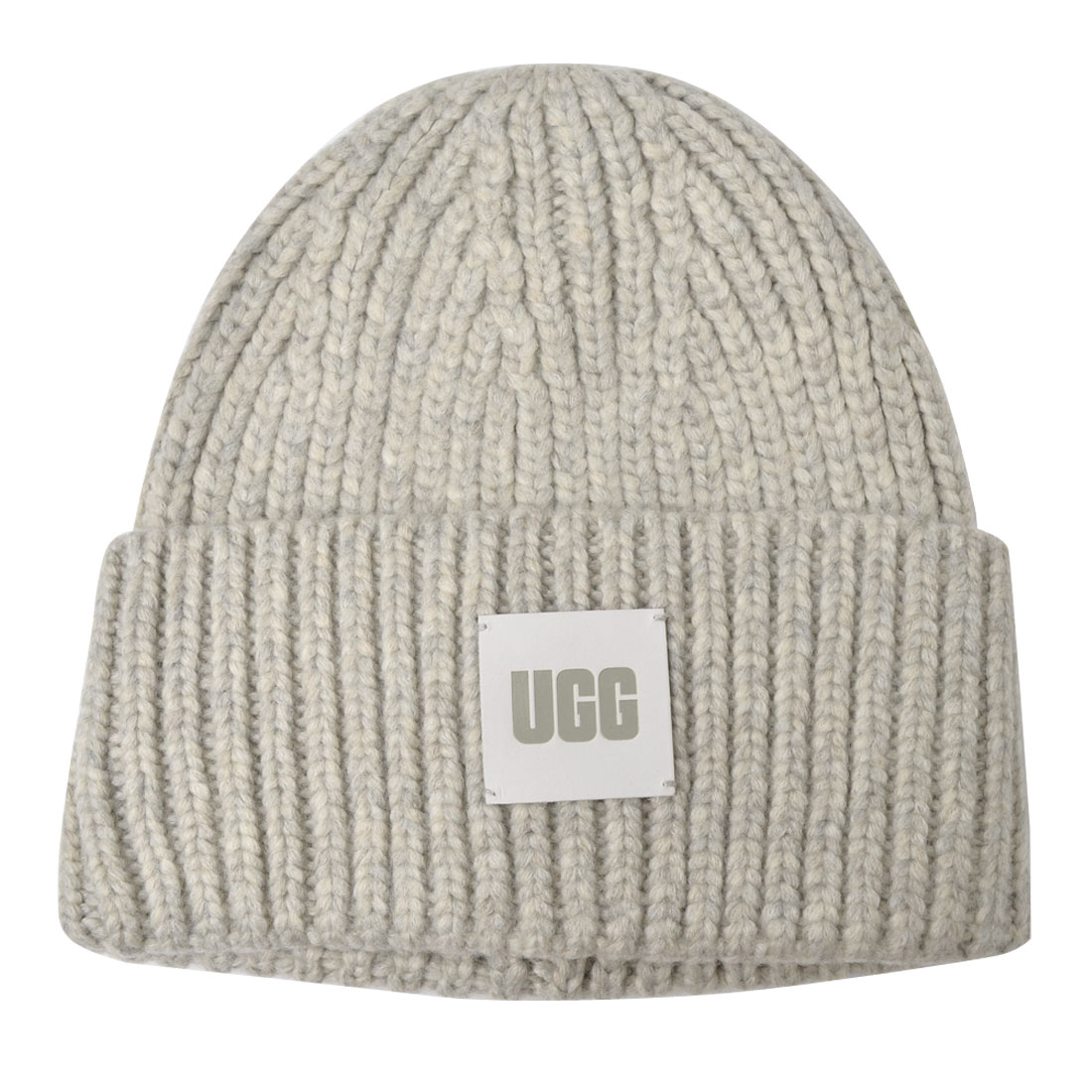 ニット帽 UGG アグ ニットキャップ レディース メンズ ブランド 20061 冬用 帽子 リブ編み ウール混 おしゃれ ブラック グレー ブラウン ホワイト 黒 白 ビーニー 肉厚 ボリューム 厚手 通勤 通学 ロゴニットキャップ 小顔 防寒 人気 クリスマス 誕生日 プレゼント ギフト