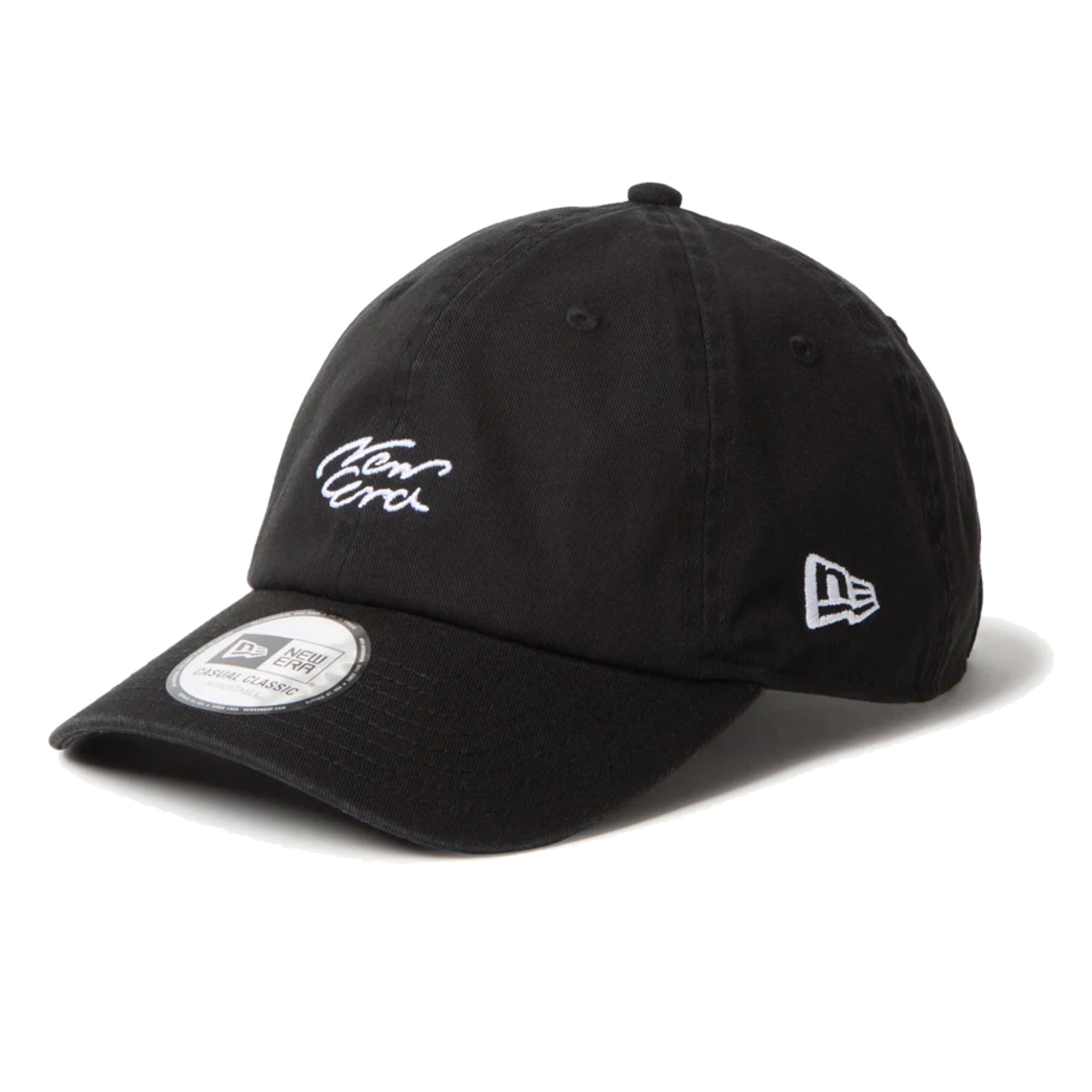 帽子 ニューエラ キャップ NEWERA new era カジュアルクラシック CASUAL CLASSIC レディース メンズ おしゃれ ベースボールキャップ シンプル 無地 ロゴ 筆記体 黒 ブラック ベージュ ブルー ブランド 正規品 14667730 14667732 14667733 サイズ調整 綿 コットン 柔らかい