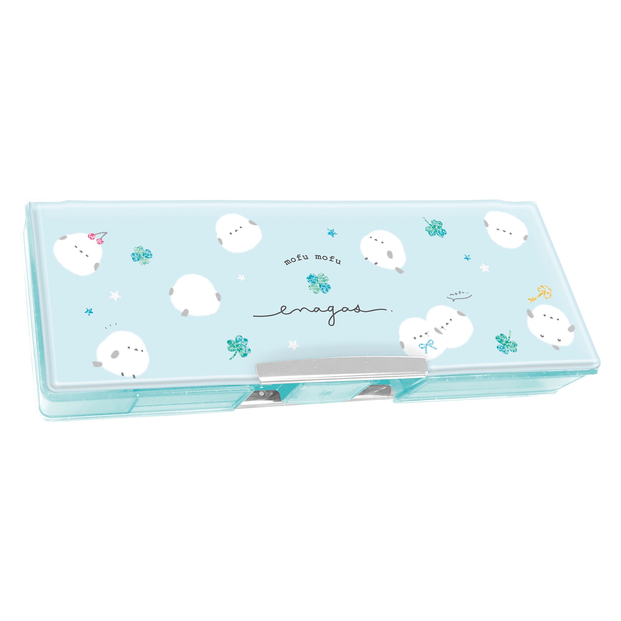 筆箱 両面開き 女の子 小学生 子供 小学 一年生 箱型 ペンケース 筆入れ かわいい おしゃれ シンプル 無地 リボン シマエナガ 猫 鳥 パープル グレー 水色 軽い ふで箱 鉛筆削り 時間割表 名前カード 小学校 1年生 低学年 卒園 入学 祝い 新入学 新学期 準備 キッズ 文房具