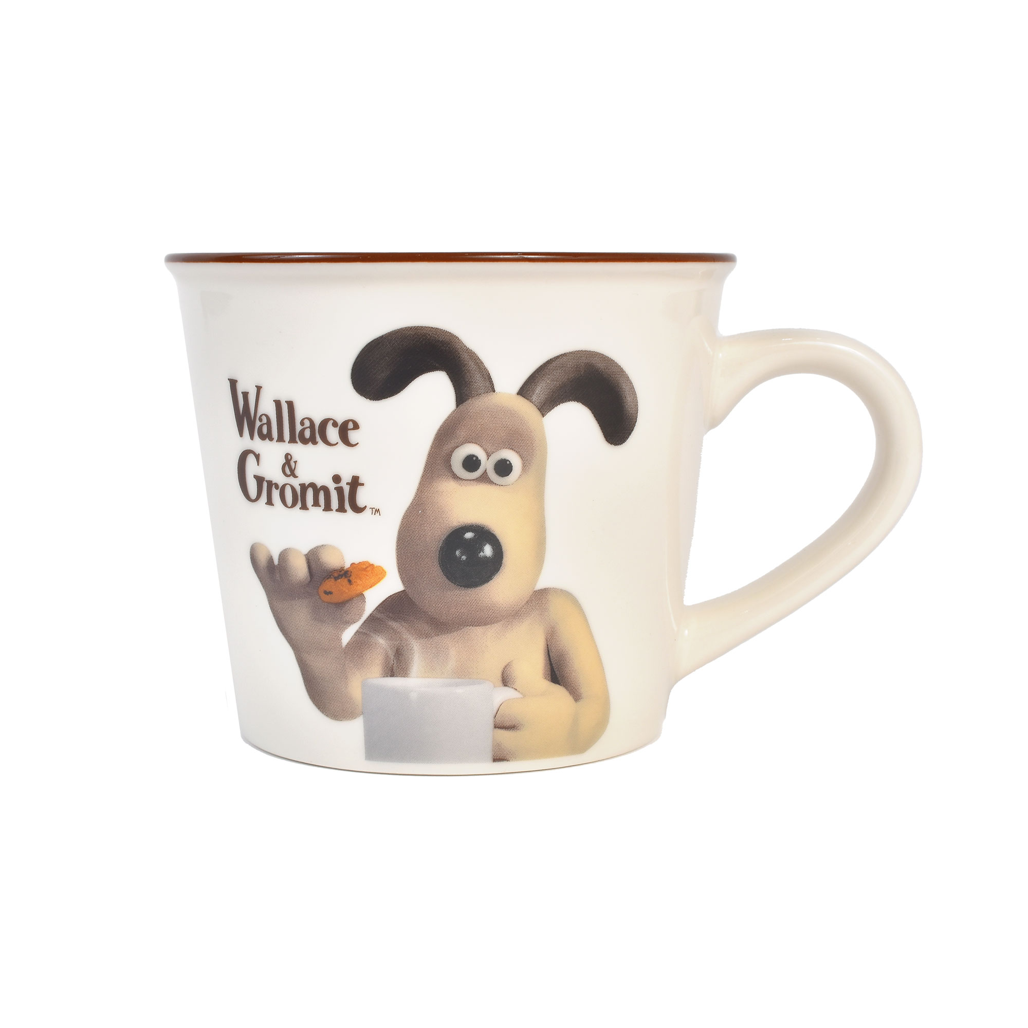 マグカップ ウォレスとグルミット Wallace&Gromit キャラクター グッズ 大人 子供 陶器 かわいい おしゃれ 200ml 小さめ カラーラインメジャーマグ 取っ手 持ち手 付き コップ カップ 食器 白 ホワイト 小学生 中学生 女の子 男の子 誕生日 クリスマス プレゼント ギフト