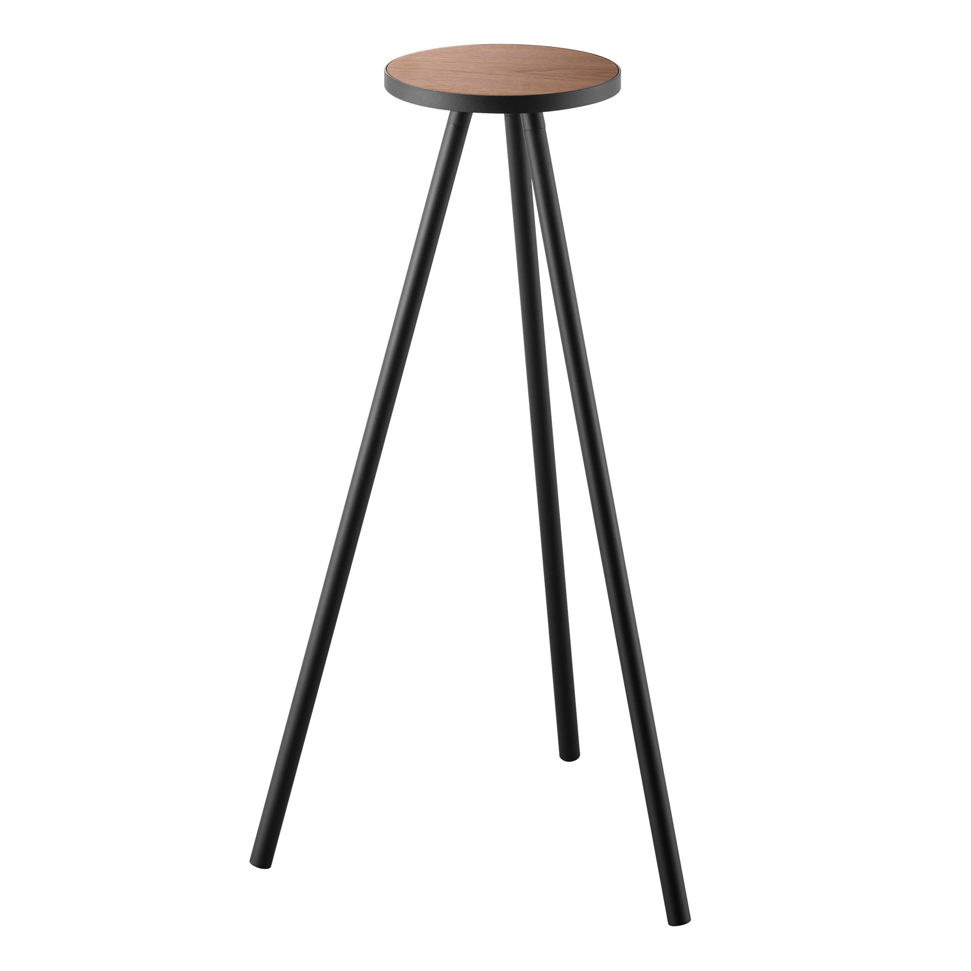 ちょこっとハイテーブル 山崎実業 タワー tower 10476 10477 ホワイト ブラック 公式 サイドテーブル 天然木 ミニテーブル ベッドサイド 飾り棚 スチール 丸型 円形 ナイトテーブル ソファサイド 植物スタンド おしゃれ 北欧 モダン 家具 コンパクト スリム