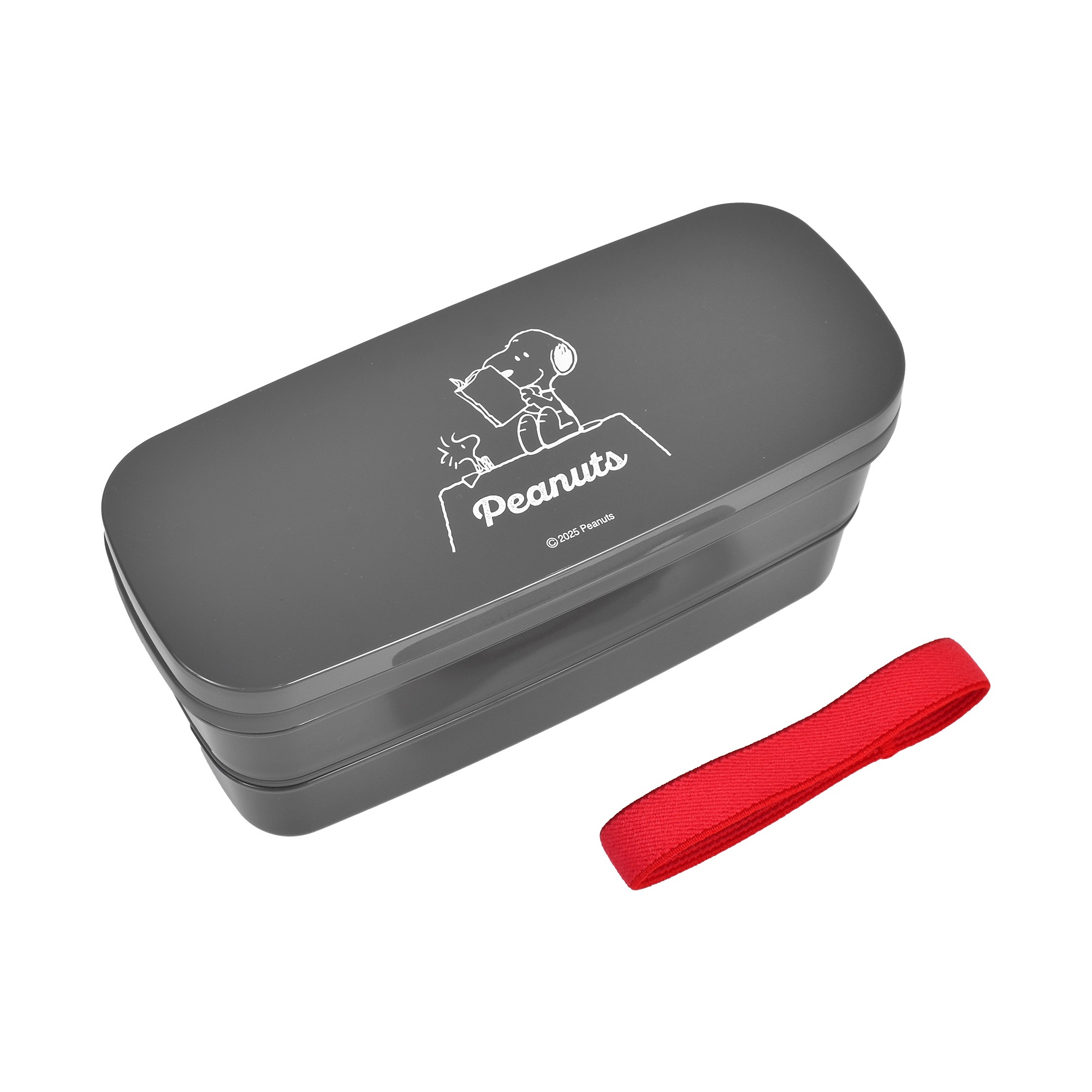 弁当箱 2段 スヌーピー SNOOPY スリム 女子 男子 大人 子供 レンジ対応 食洗機対応 640ml 日本製 抗菌 OSK オーエスケー お弁当箱 かわいい おしゃれ シンプル 小学生 中学生 高校生 箸付き ランチボックス 二段弁当箱 洗いやすい 通勤 通学 小学校 遠足 ブラック ベージュ