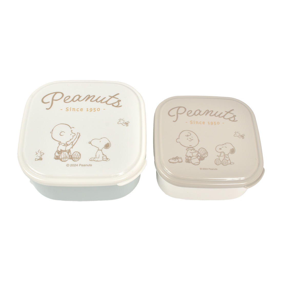 シール容器 スヌーピー ちいかわ モフサンド お弁当箱 2個セット 入れ子式 OSK オーエスケー ランチボックス レンジ対応 日本製 抗菌 子供 大人 女子 男子 小学生 中学生 高校生 コンパクト 収納 おかず入れ デザート入れ SNOOPY mofusand キャラクター かわいい 通勤 通学