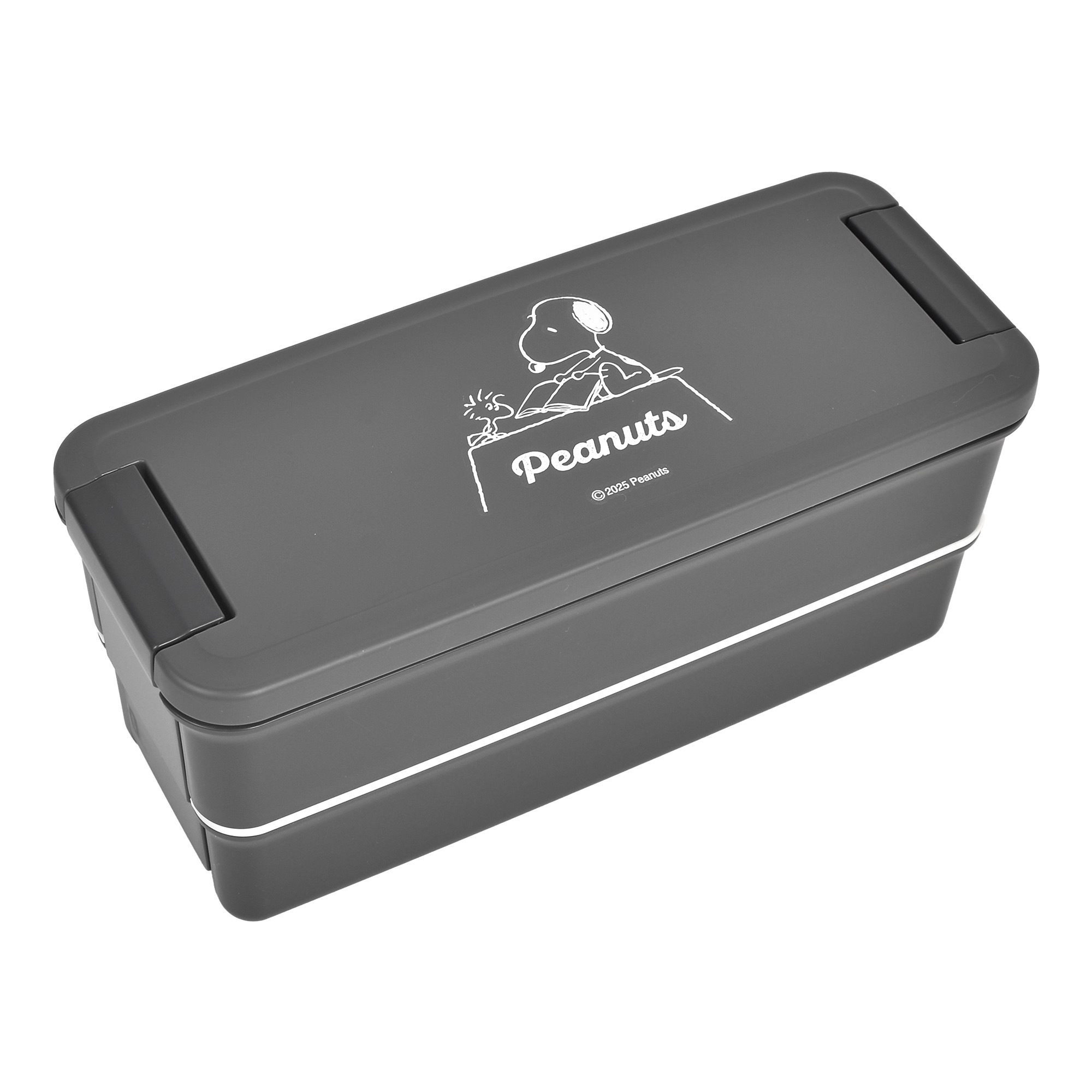 弁当箱 2段 ランチボックス スヌーピー SNOOPY お弁当箱 スリム 日本製 電子レンジ対応 食洗機対応 子供 大人 女子 男子 抗菌 650ml パッキン一体型 洗いやすい 小学生 中学生 高校生 キャラクター グッズ OSK オーエスケー かわいい おしゃれ コンパクト 大容量 通勤 通学