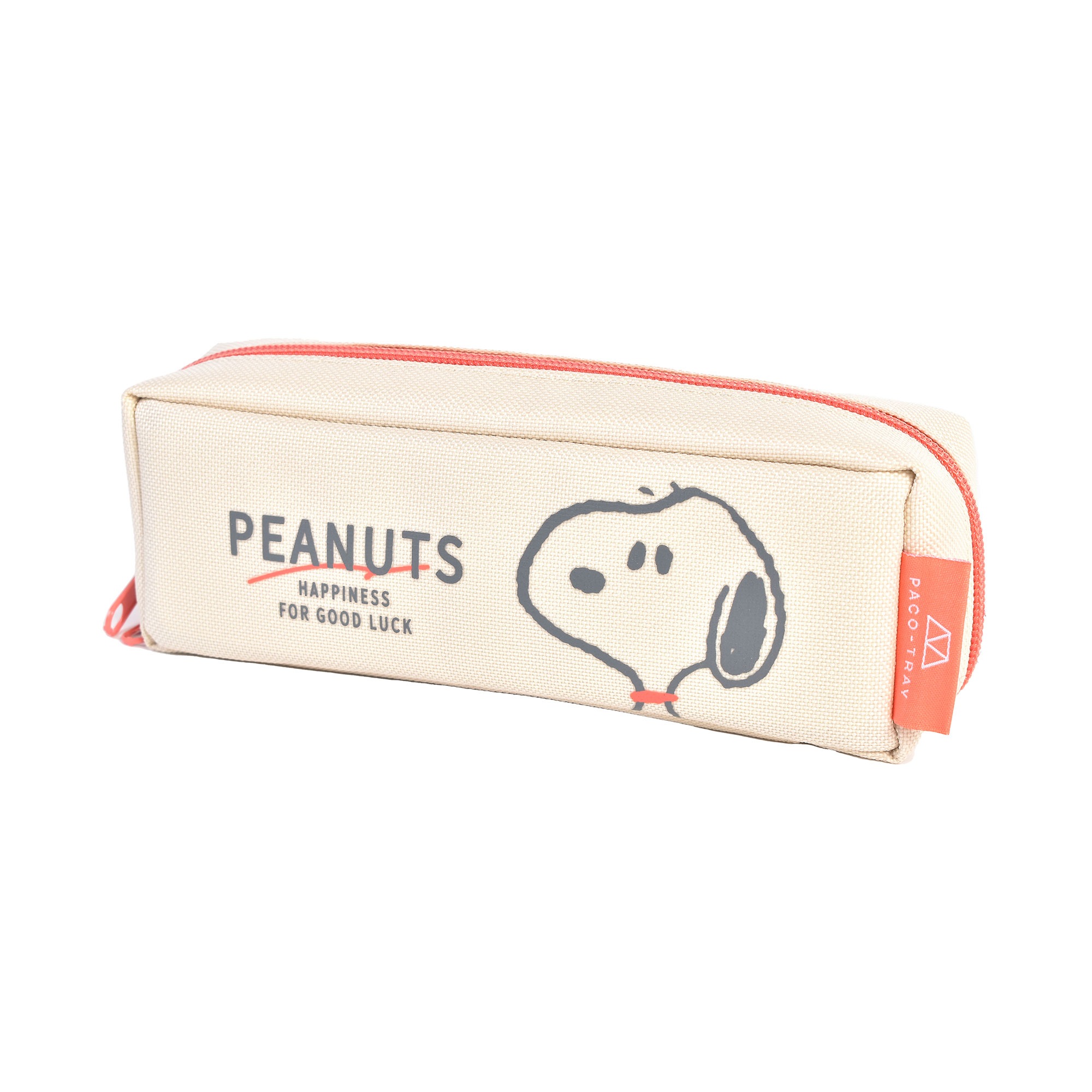 パコトレーペンケース スヌーピー SNOOPY PACO-TRAY トレー型 大きく開く 大容量 多機能 可愛い かわいい おしゃれ 仕切り マチ付き 便利 小学生 高学年 中学生 高校生 女子 女の子 子供 大人 筆箱 ペンポーチ ペン入れ ふでばこ シンプル 青 ネイビー ハート ホワイト 白