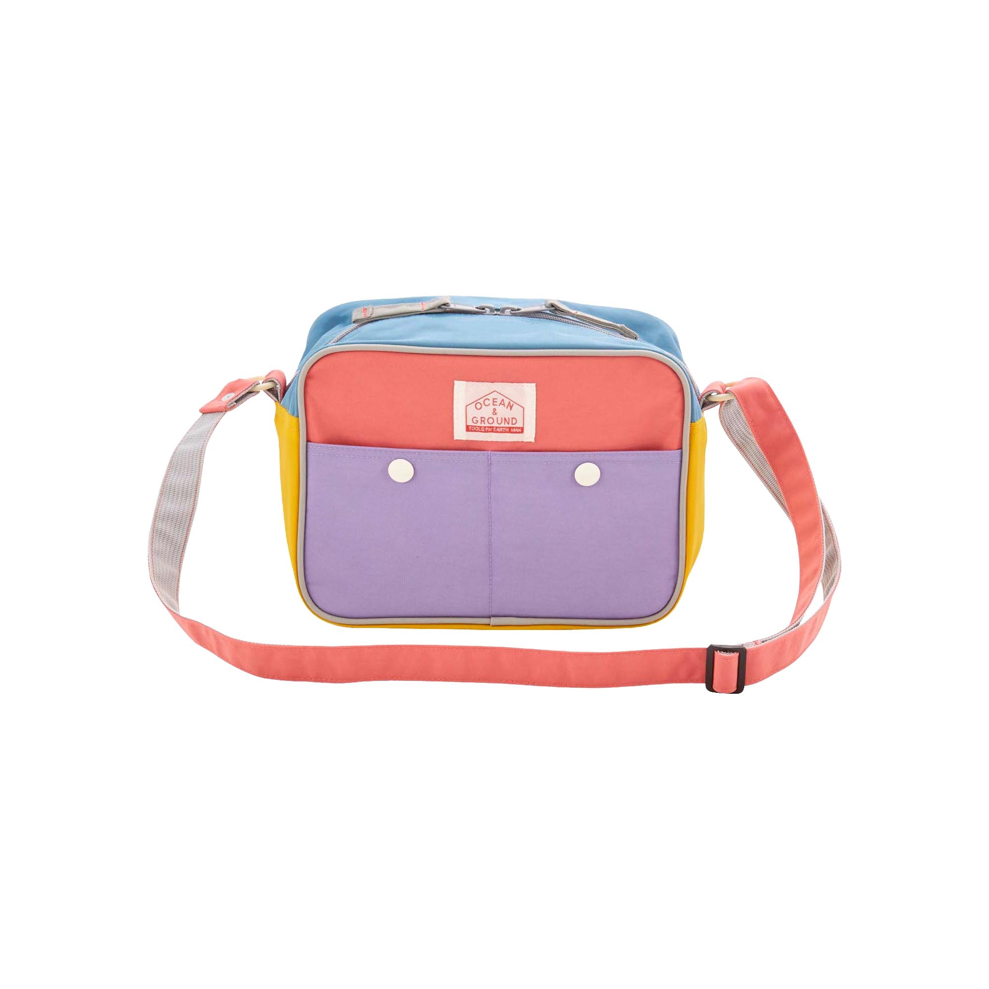 通園バッグ ショルダー 女の子 男の子 OCEAN＆GROUND オーシャンアンドグラウンド MULTI 4645001 ショルダーバッグ 通園バッグ 通園カバン 斜めがけ キッズ 子供 保育園 幼稚園 入園 入学 準備 おしゃれ かわいい カラフル 幼稚園バッグ キッズショルダー お出かけバッグ
