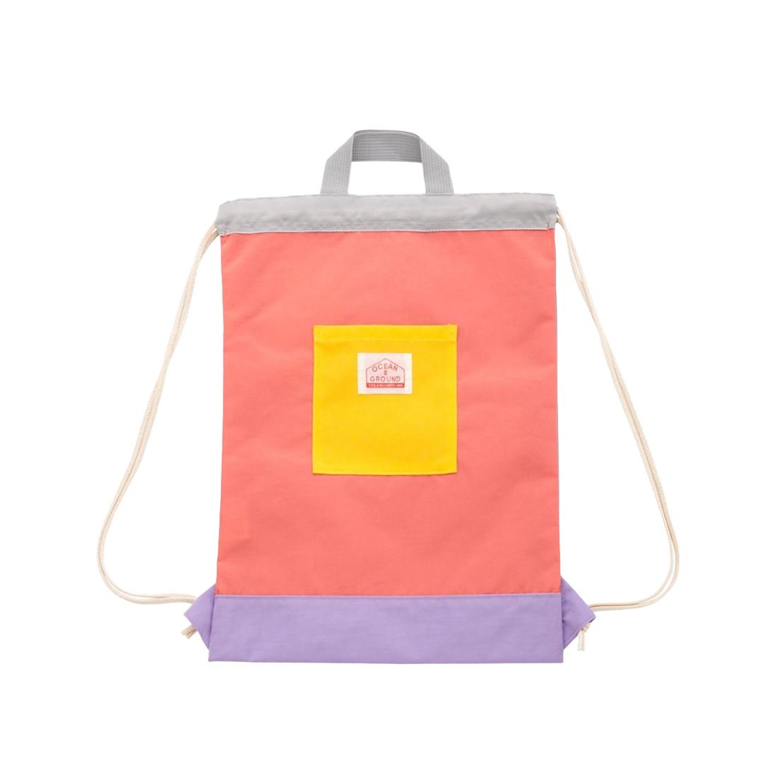 ナップサック 小学校 OCEAN＆GROUND オーシャンアンドグラウンド MULTI 4645905 女の子 男の子 小学生 低学年 子ども 体操服入れ 体操着袋 着替え袋 巾着 おしゃれ かわいい ナイロン 丈夫 軽量 通学 入学 準備 ナップザック おけいこバッグ サブバッグ 遠足 保育園 幼稚園
