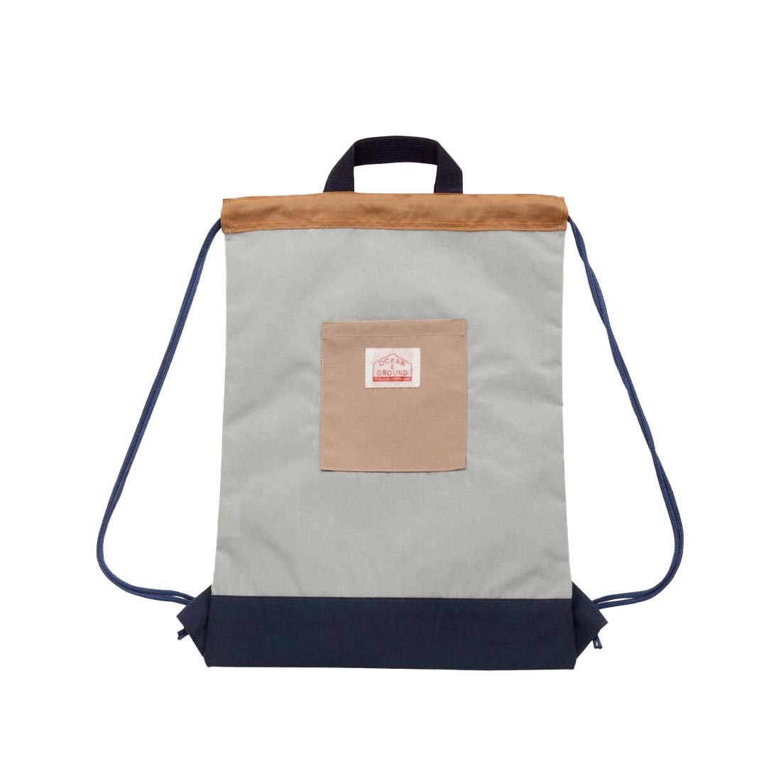 ナップサック 小学校 OCEAN＆GROUND オーシャンアンドグラウンド MULTI 4645905 女の子 男の子 小学生 低学年 子ども 体操服入れ 体操着袋 着替え袋 巾着 おしゃれ かわいい ナイロン 丈夫 軽量 通学 入学 準備 ナップザック おけいこバッグ サブバッグ 遠足 保育園 幼稚園