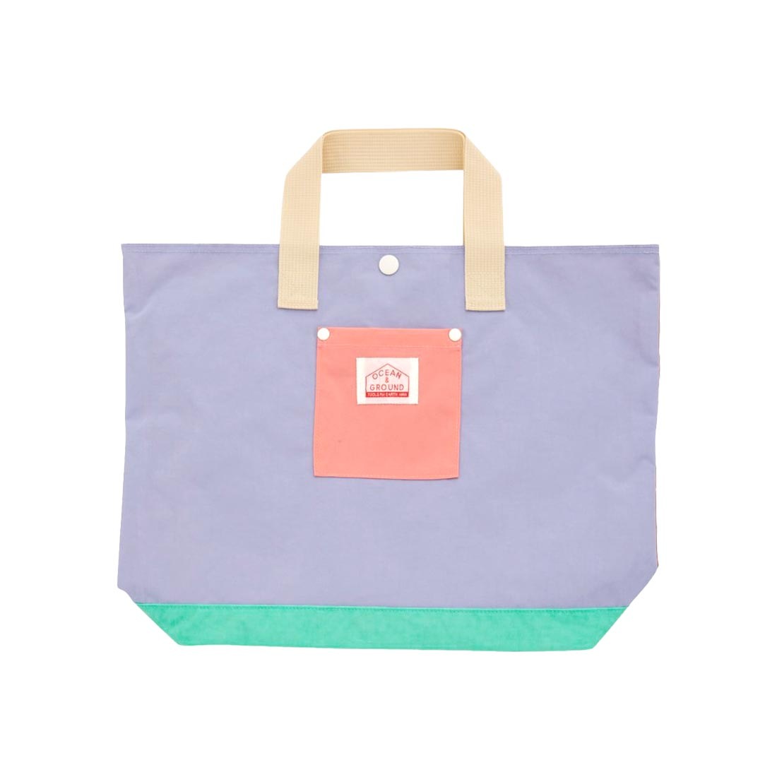 レッスンバッグ 女の子 男の子 OCEAN＆GROUND オーシャンアンドグラウンド MULTI 4645002 手提げバッグ おけいこバッグ 大きめ 保育園 小学校 小学生 子供 通園 通学 おしゃれ かわいい カラフル ナイロン 手提げ袋 サブバッグ 体操服入れ 入園 入学 準備 習い事 ピアノ 絵本